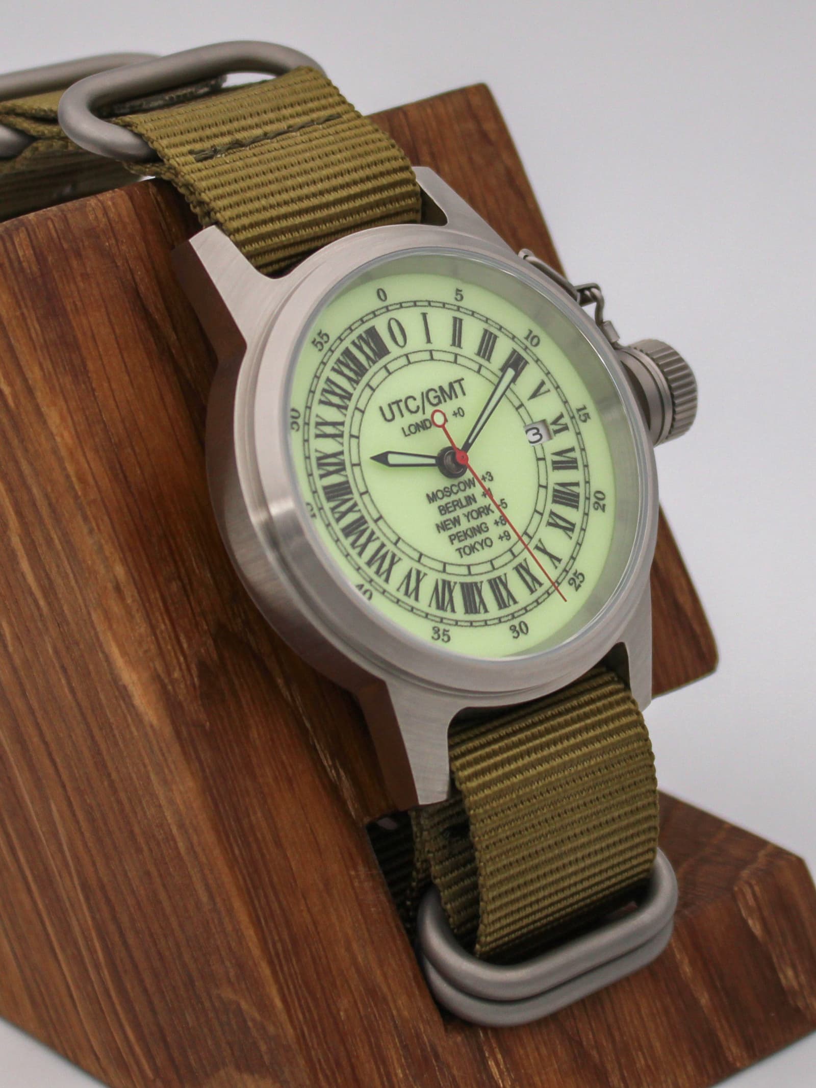 Часы Полярные UTC / GMT с автоподзаводом (Seiko NH34A) 45.229.21