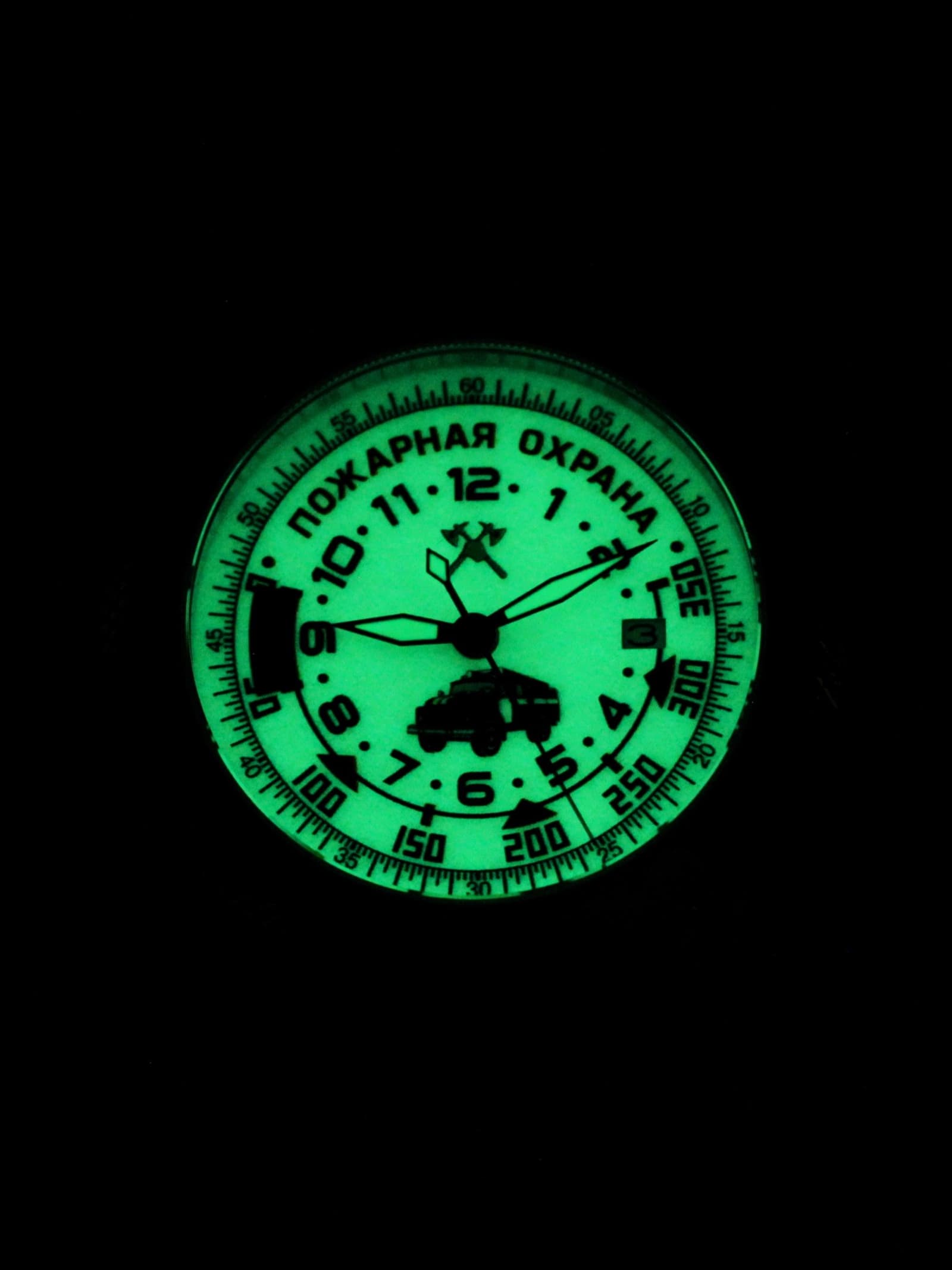 Часы Пожарная охрана (ЗИЛ) механические с автоподзаводом (Seiko NH35A) 47.330.21
