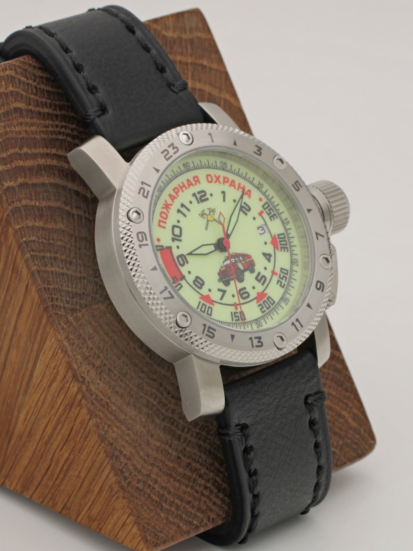 Часы Пожарная охрана (ЗИЛ) механические с автоподзаводом (Seiko NH35A) 47.330.01