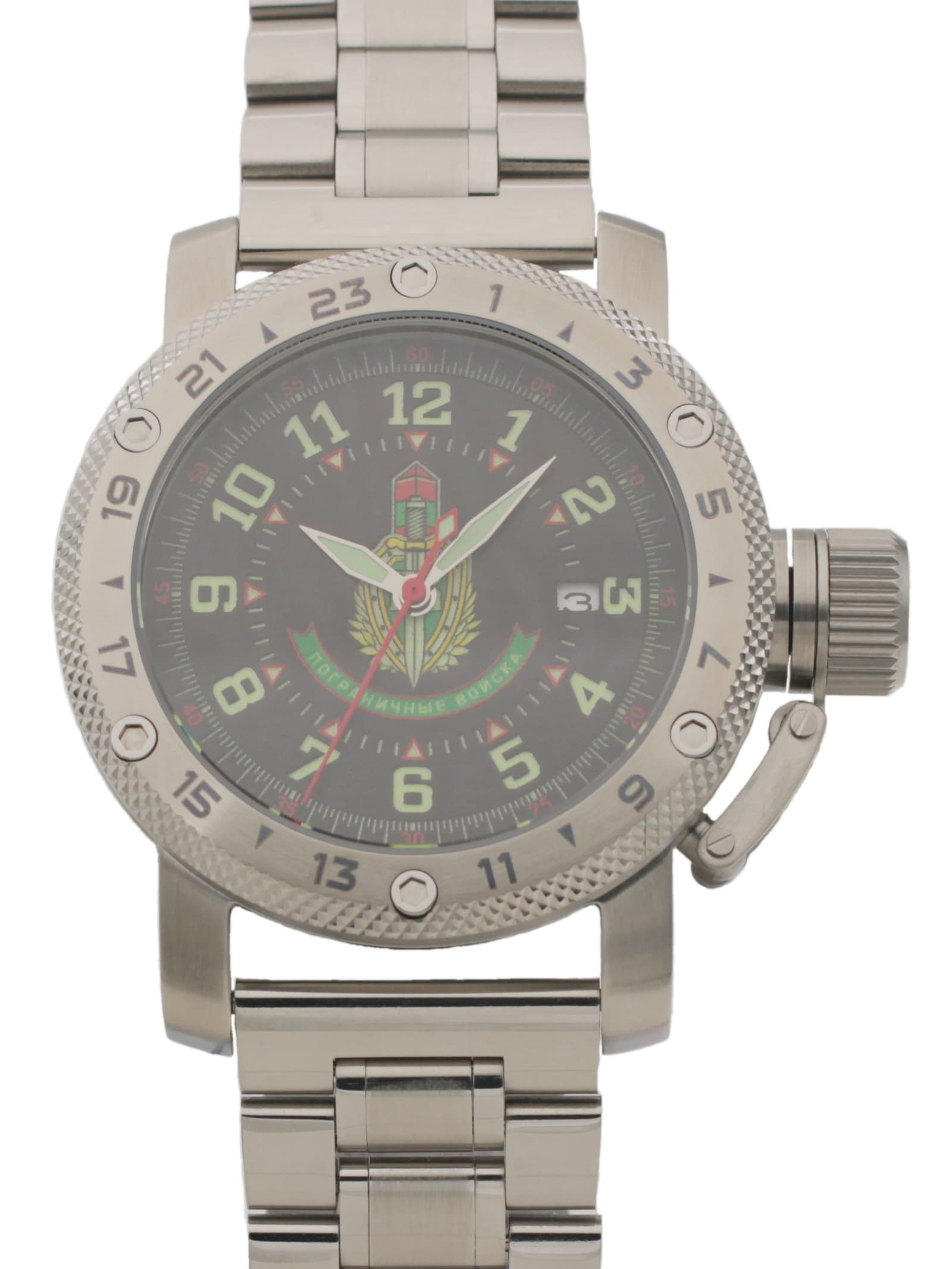 Часы Погранвойска механические с автоподзаводом (Seiko NH35A) 47.356.2