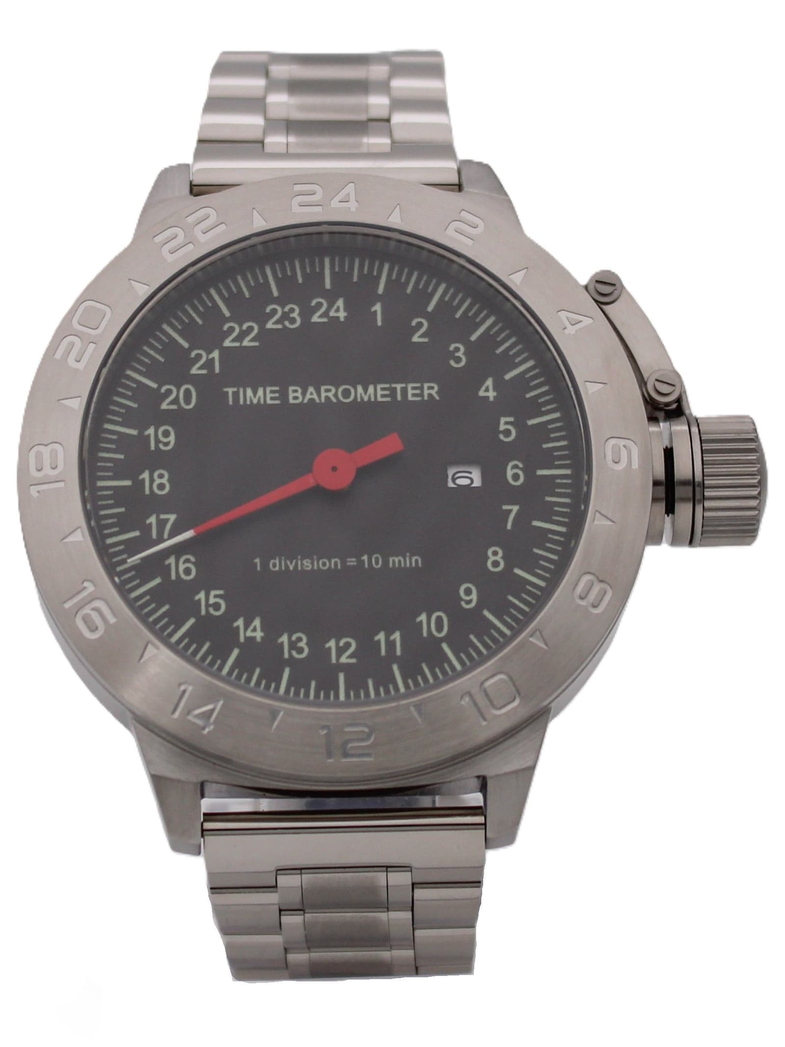 Часы Time Barometer однострелочные механические с автоподзаводом (Seiko NH34A) 52.601.2