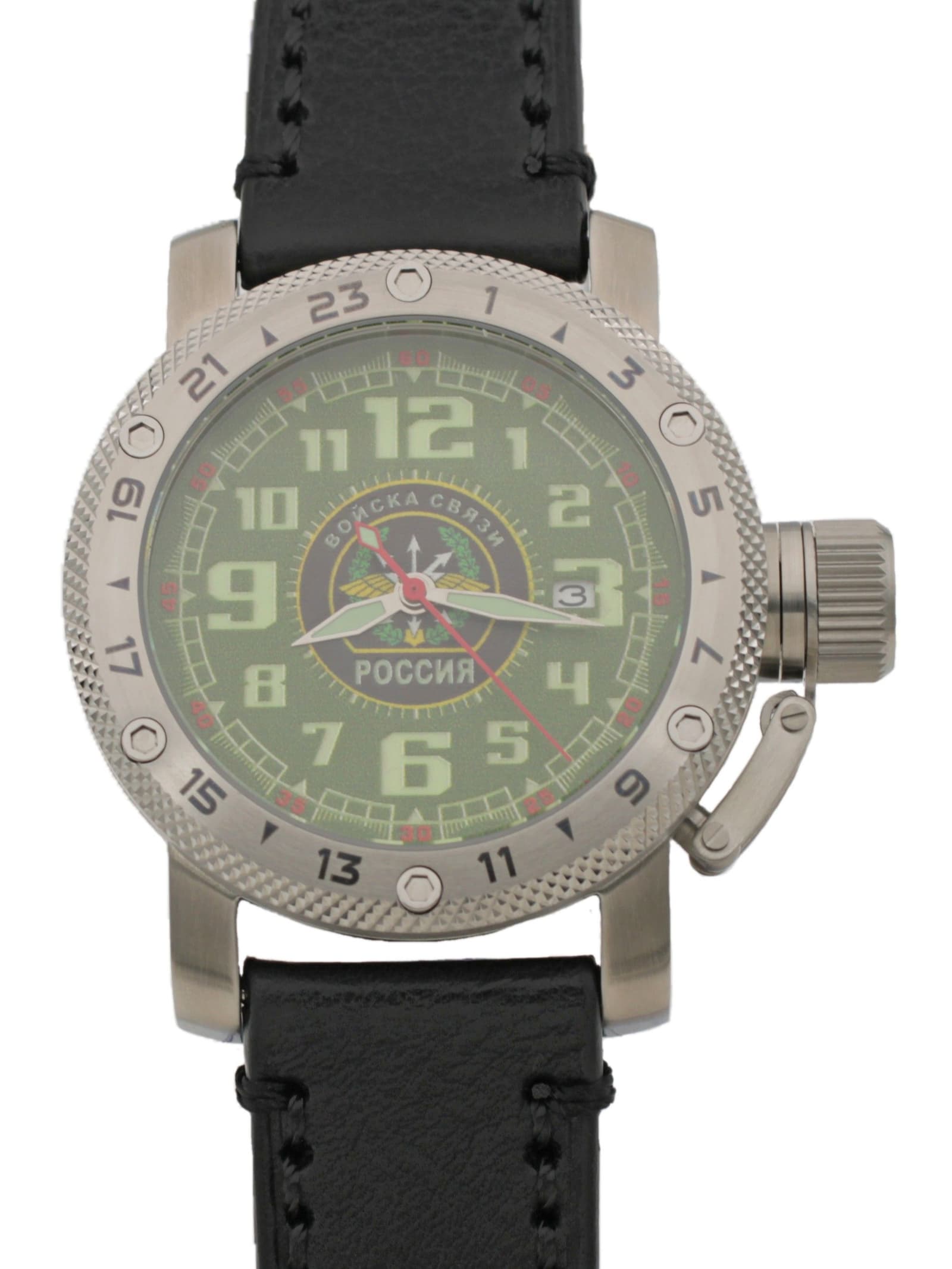 Часы Войска связи механические с автоподзаводом (Seiko NH35A) 47.198.01