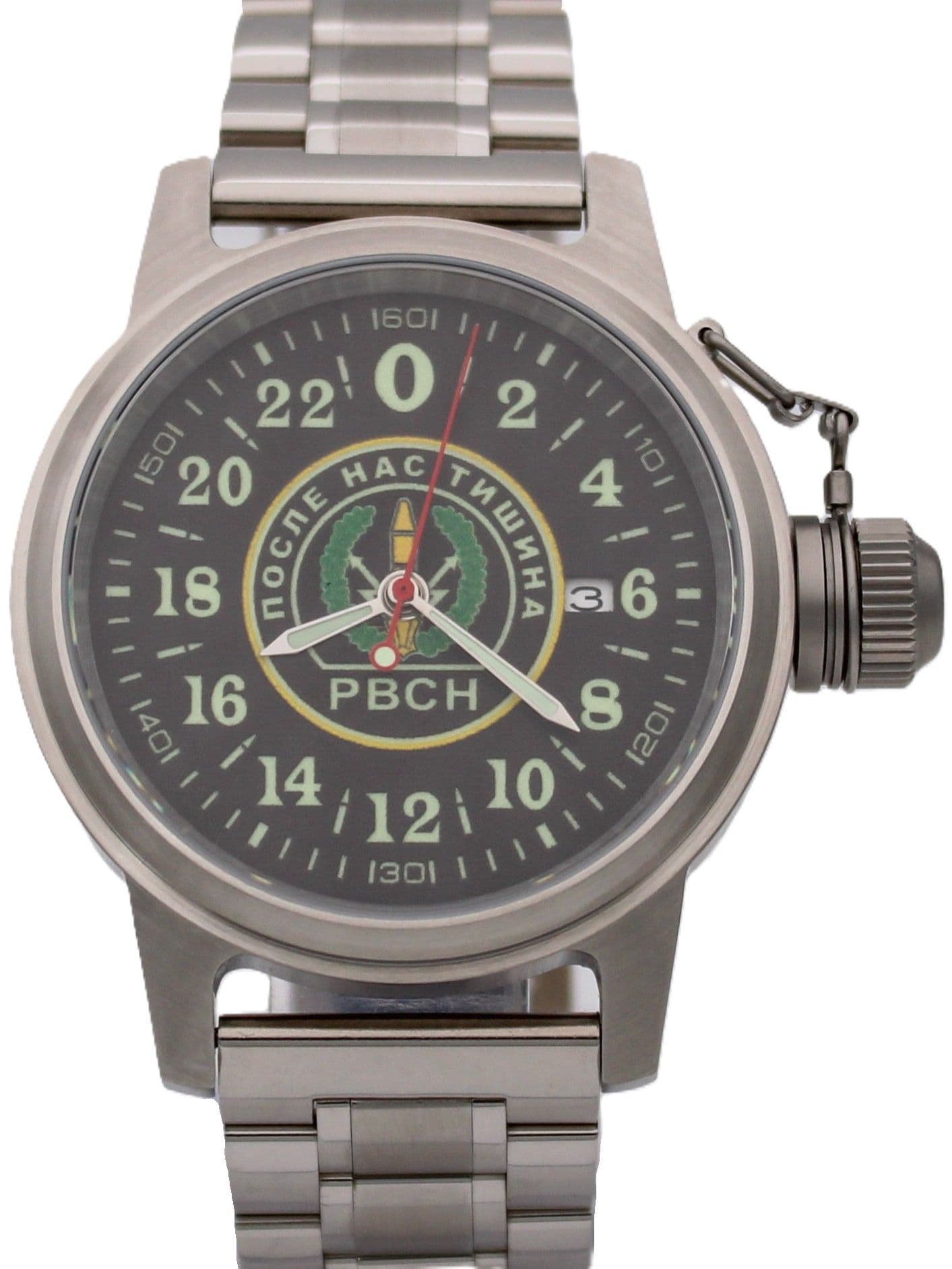 Часы РВСН механические с автоподзаводом (Seiko NH34A) 45.161.2