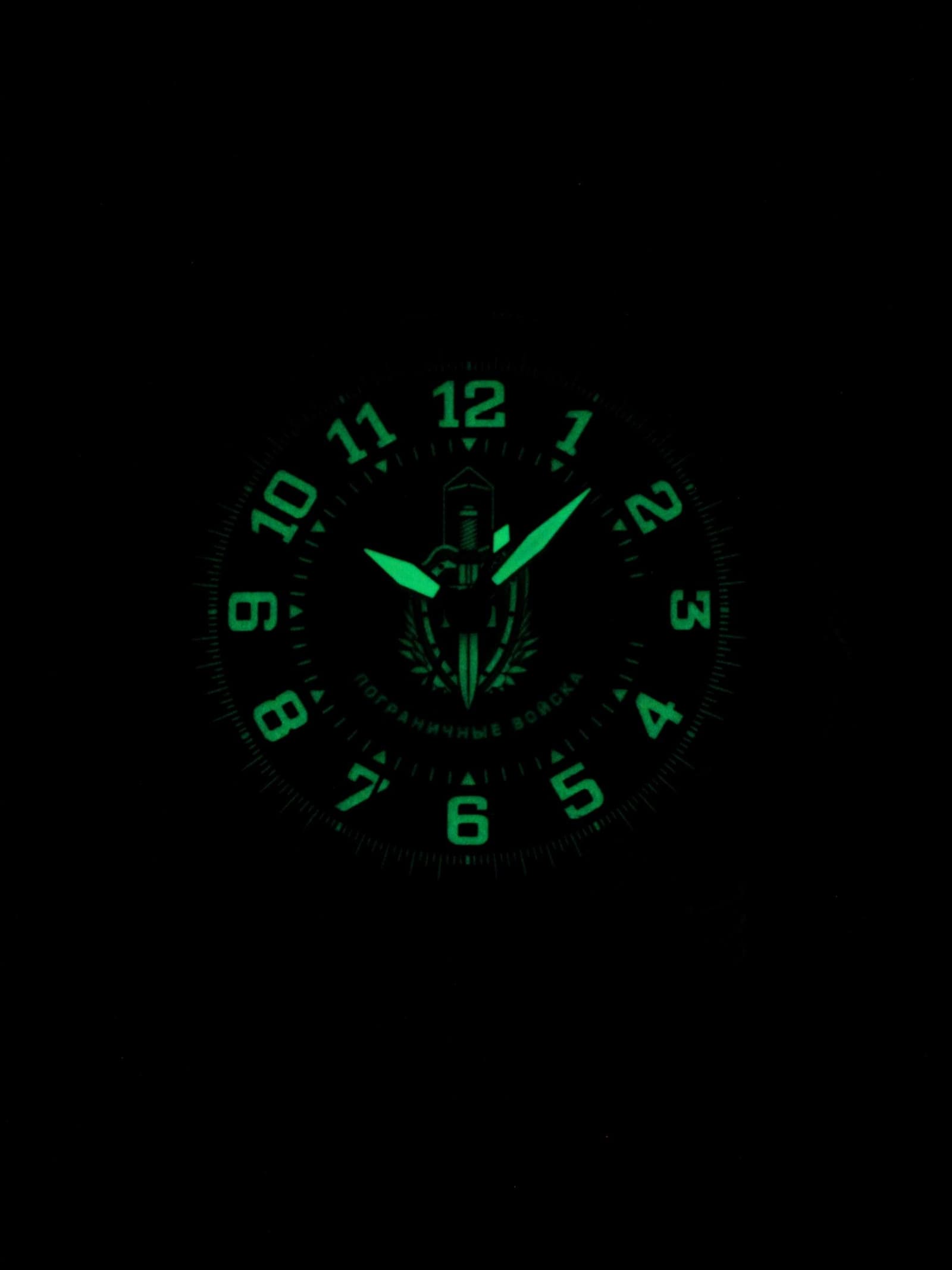 Часы Погранвойска механические с автоподзаводом (Seiko NH35A) 47.356.2