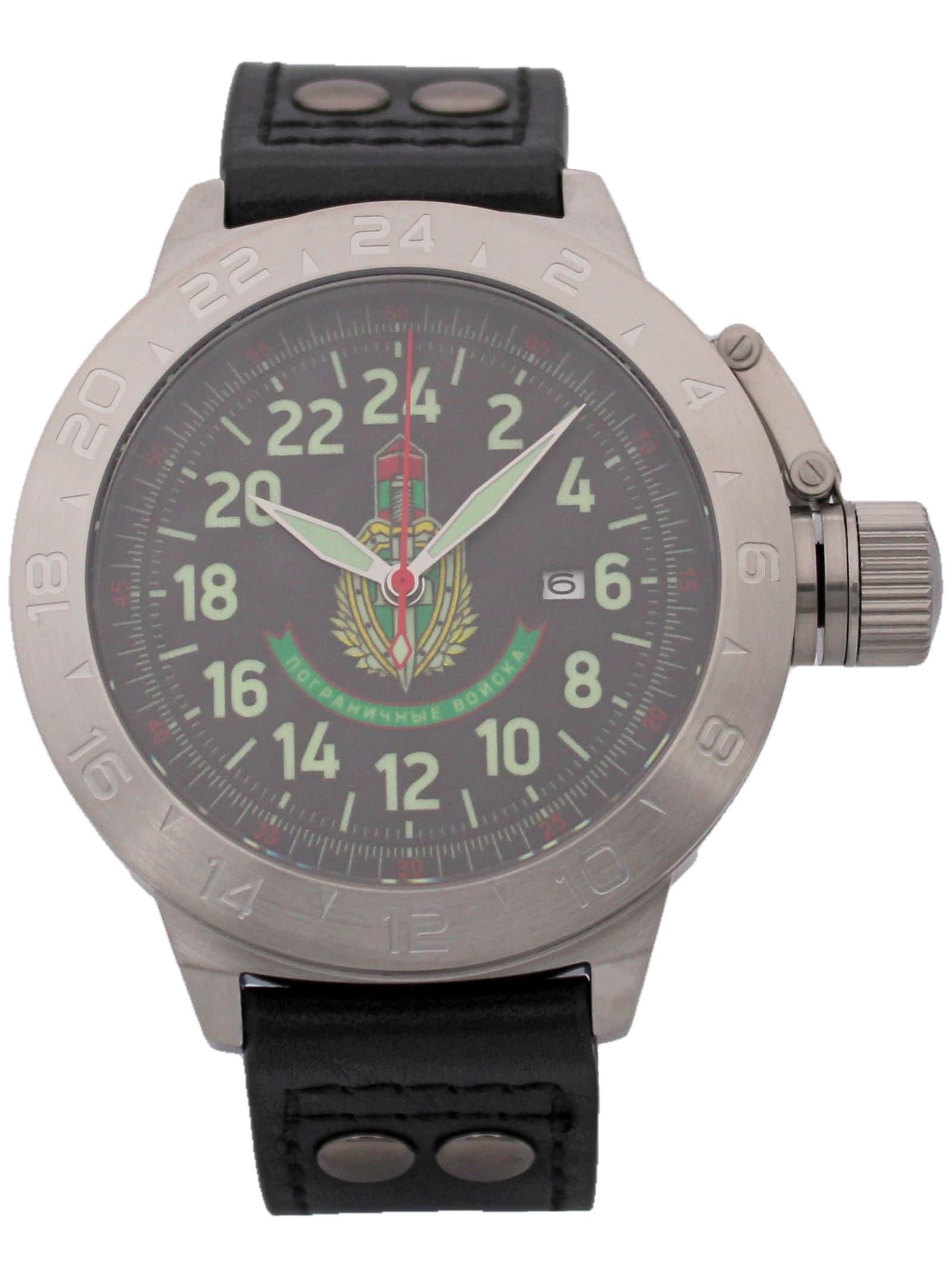 Часы Погранвойска механические с автоподзаводом (Seiko NH34A) 52.174.01