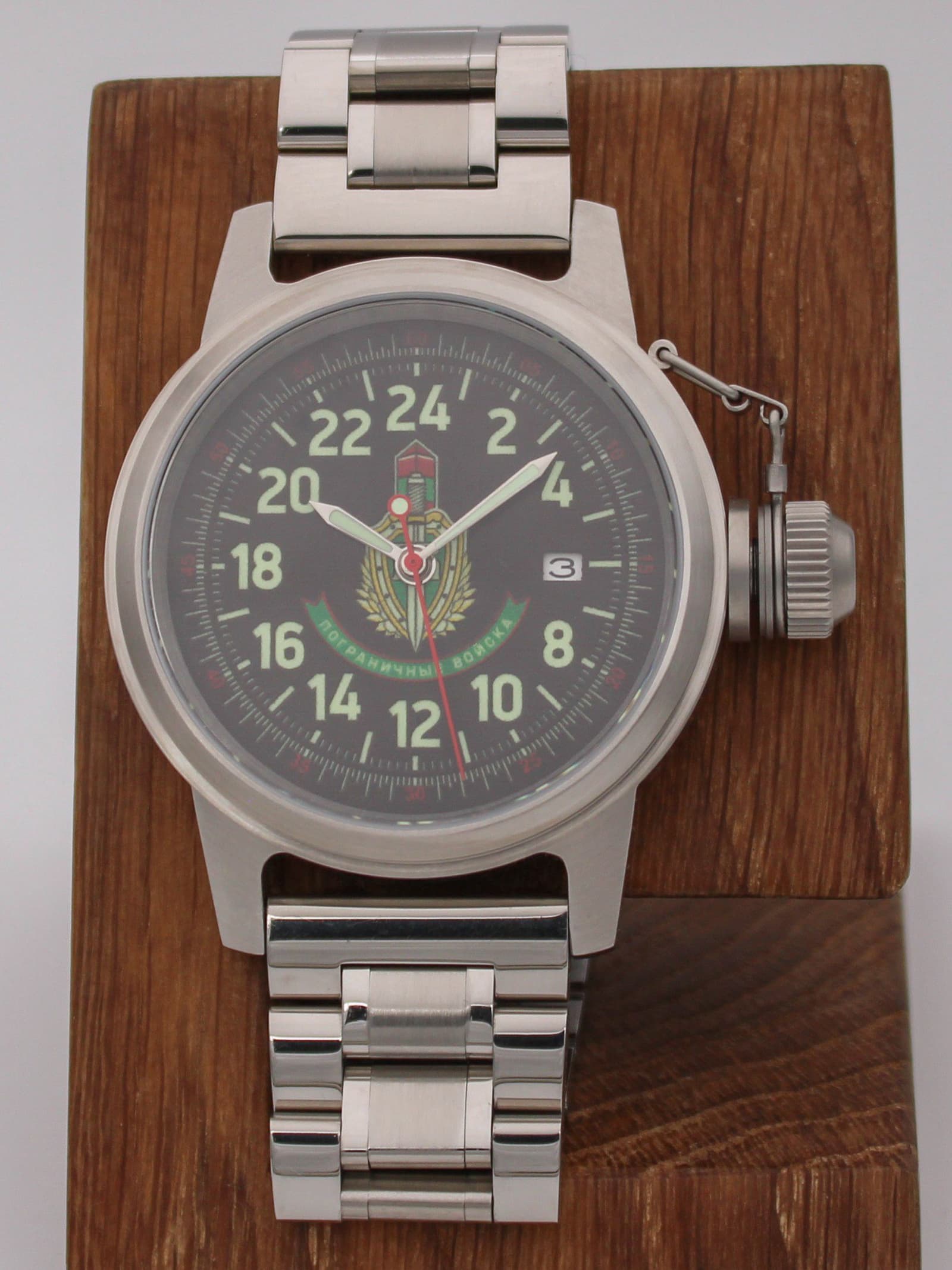Часы Погранвойска механические с автоподзаводом (Seiko NH34A) 45.174.2