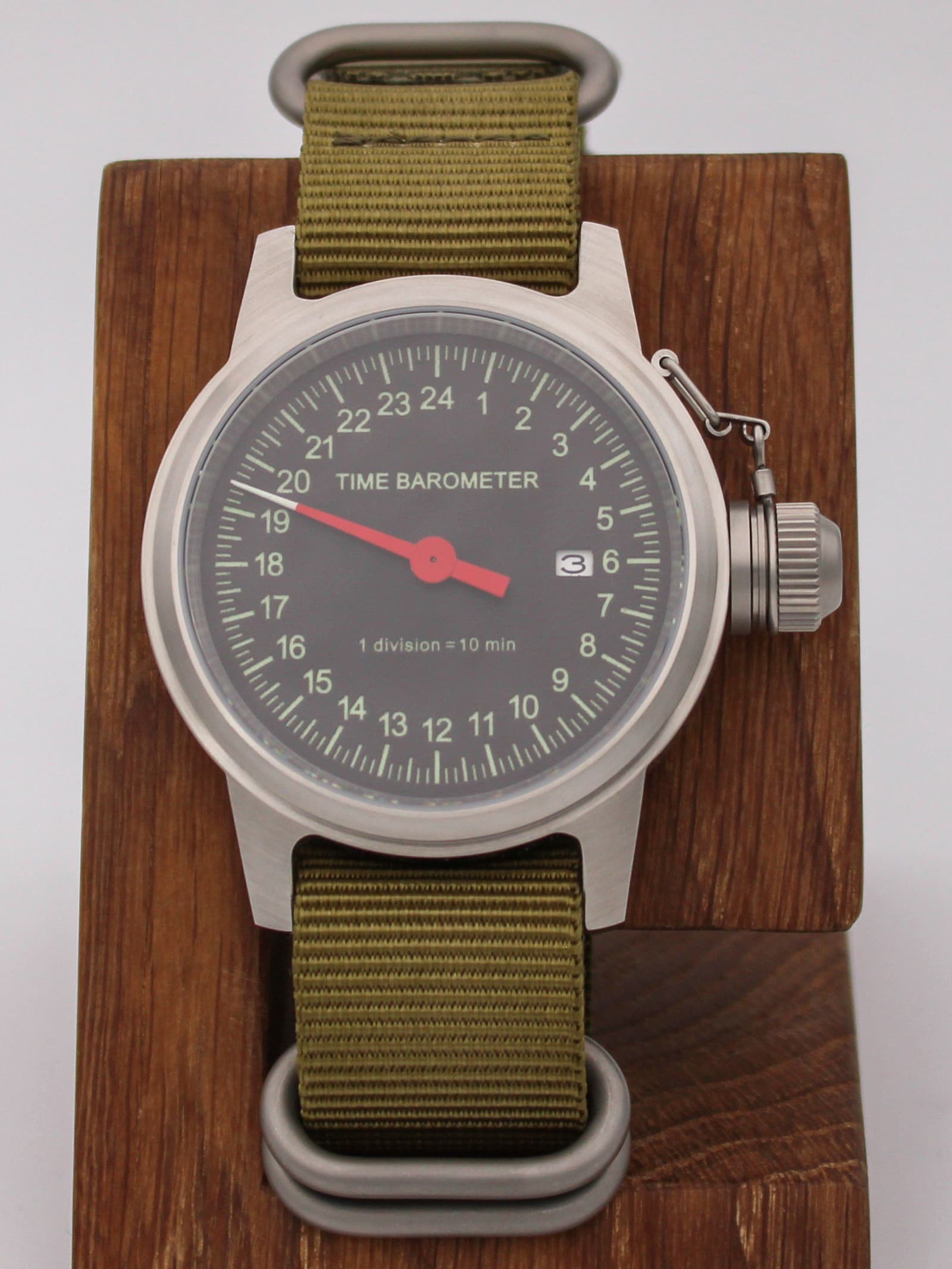 Часы Time Barometer однострелочные механические с автоподзаводом (Seiko NH34A) 45.601.21