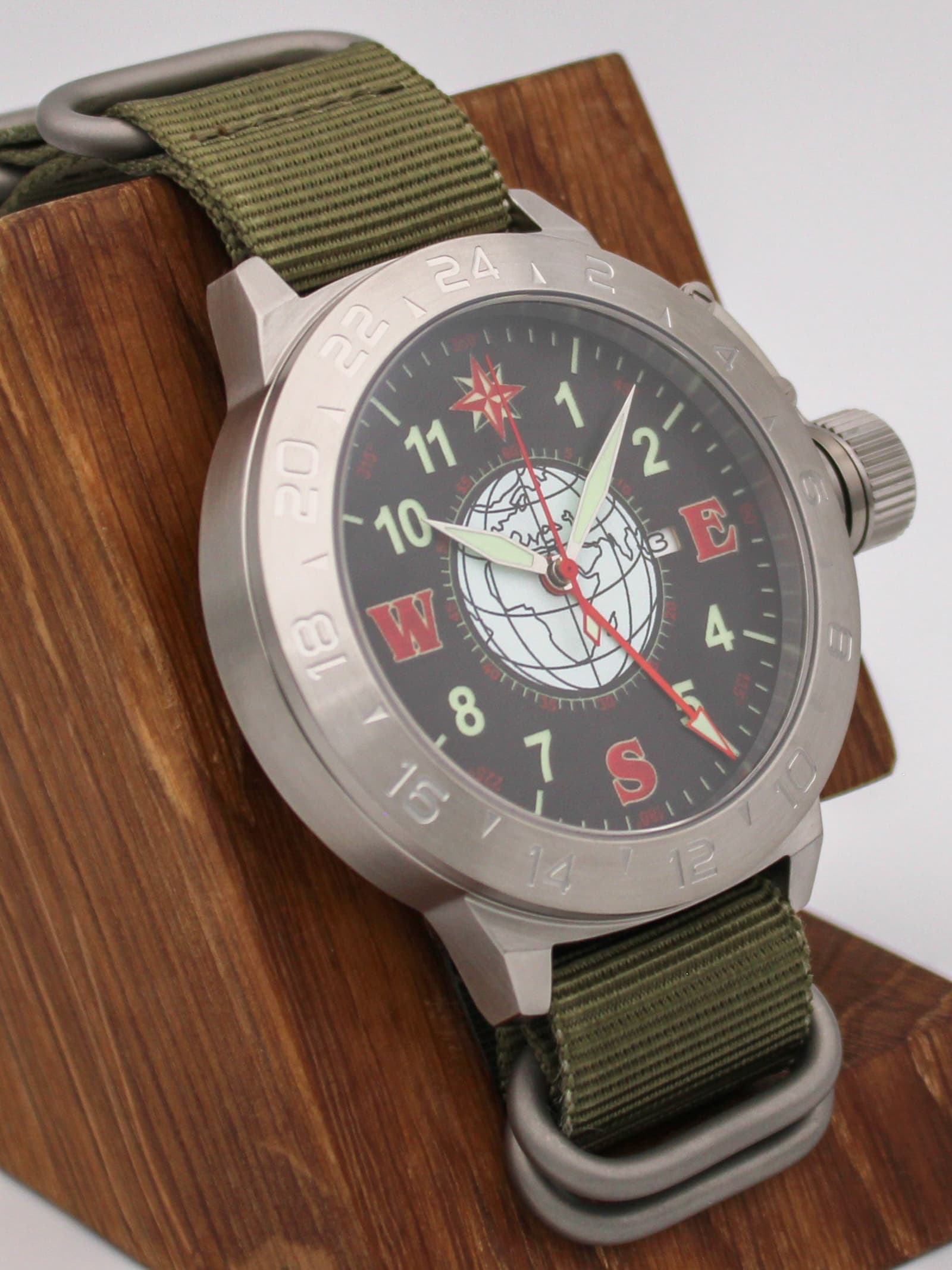 Часы Компас механические с автоподзаводом (Seiko NH34A) 52.187.21