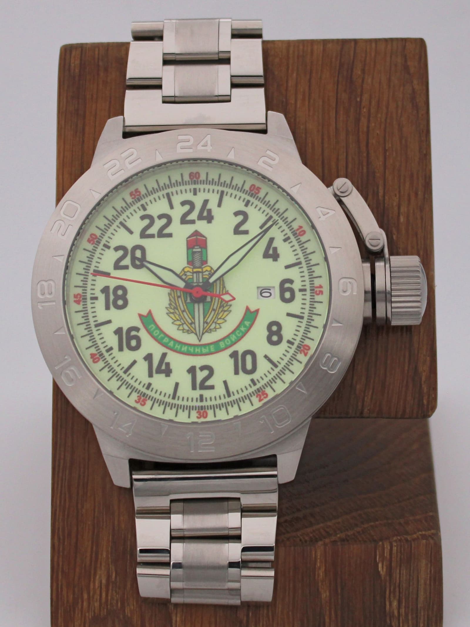 Часы Погранвойска механические с автоподзаводом (Seiko NH34A) 52.173.2
