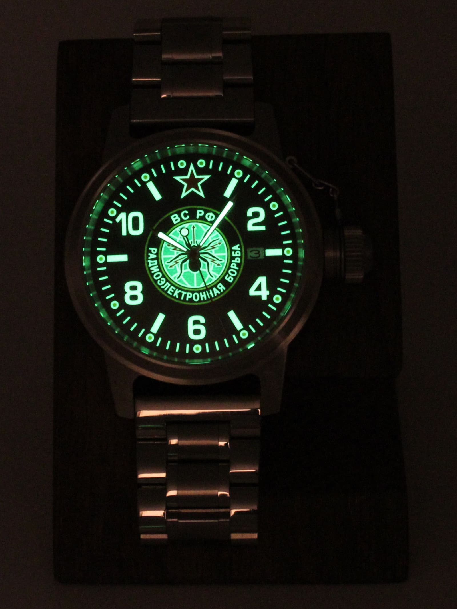 Часы Войска РЭБ механические с автоподзаводом (Seiko NH35A) 45.276.2