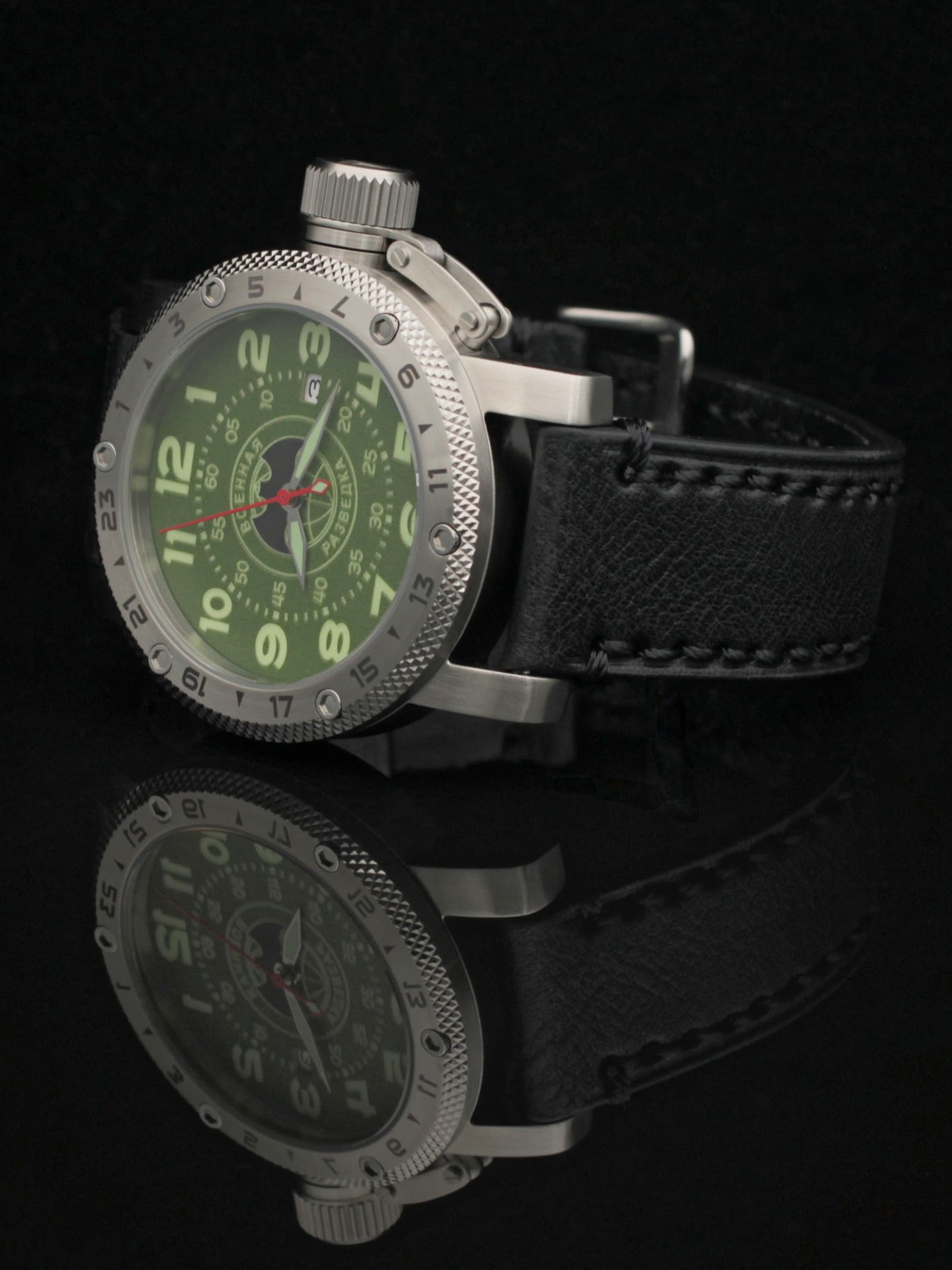 Часы Военная разведка механические с автоподзаводом (Seiko NH35A) 47.267.01