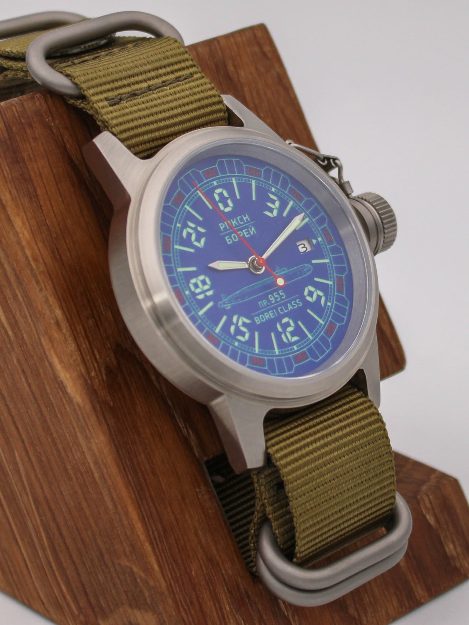 Часы РПКСН 955 Борей (Borei class) механические с автоподзаводом (Seiko NH34A) 45.192.21