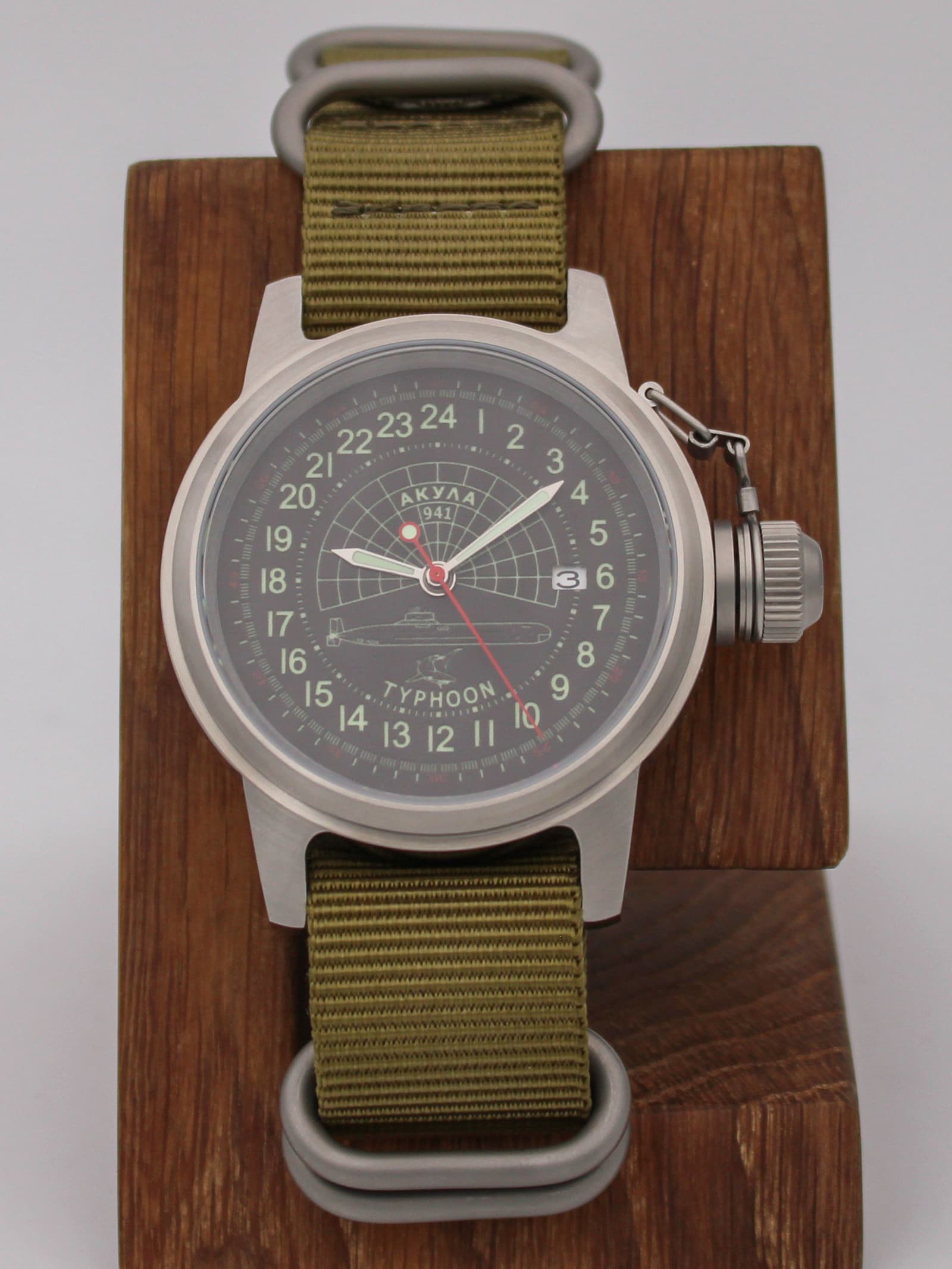 Часы 941 / Акула (Typhoon) механические с автоподзаводом (Seiko NH34A) 45.145.21