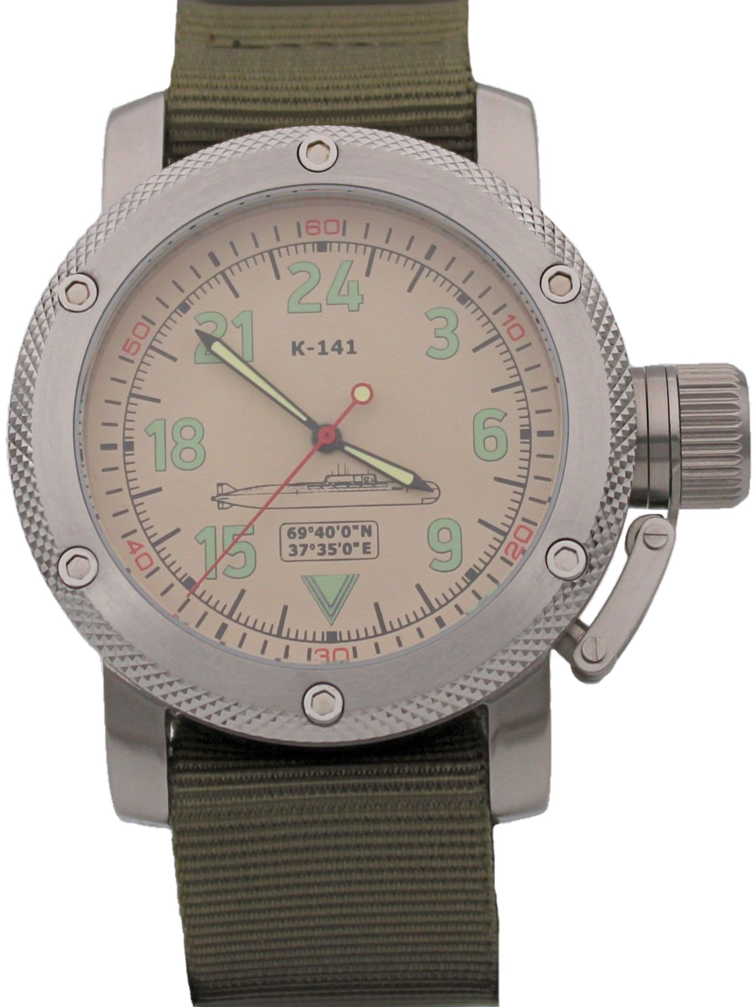 Часы К-141 / Курск (Oscar-II) механические с автоподзаводом (Восток 2431) 01.087.21