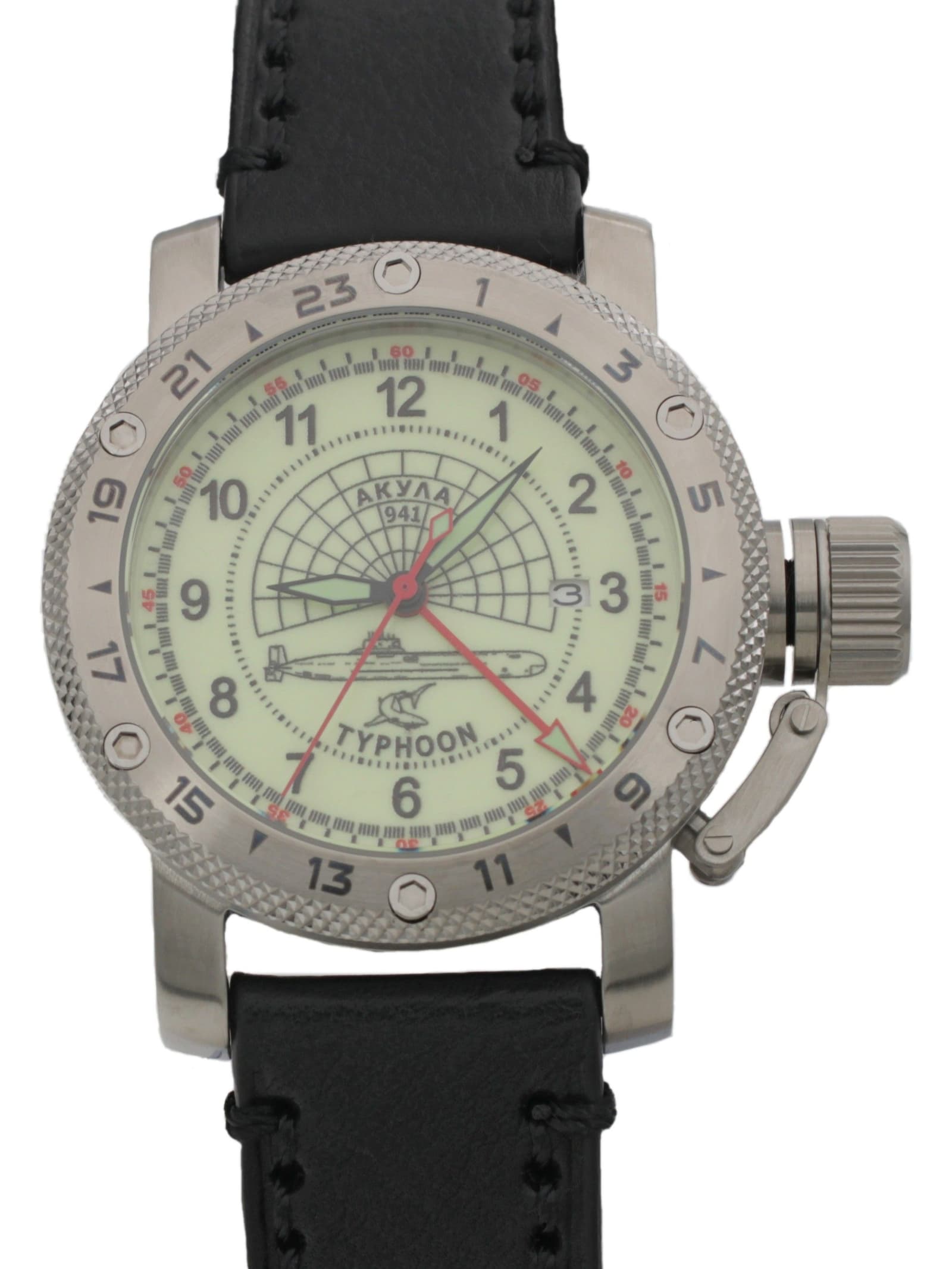 Часы 941 / Акула (Typhoon) механические с автоподзаводом (Seiko NH34A) 47.342.01
