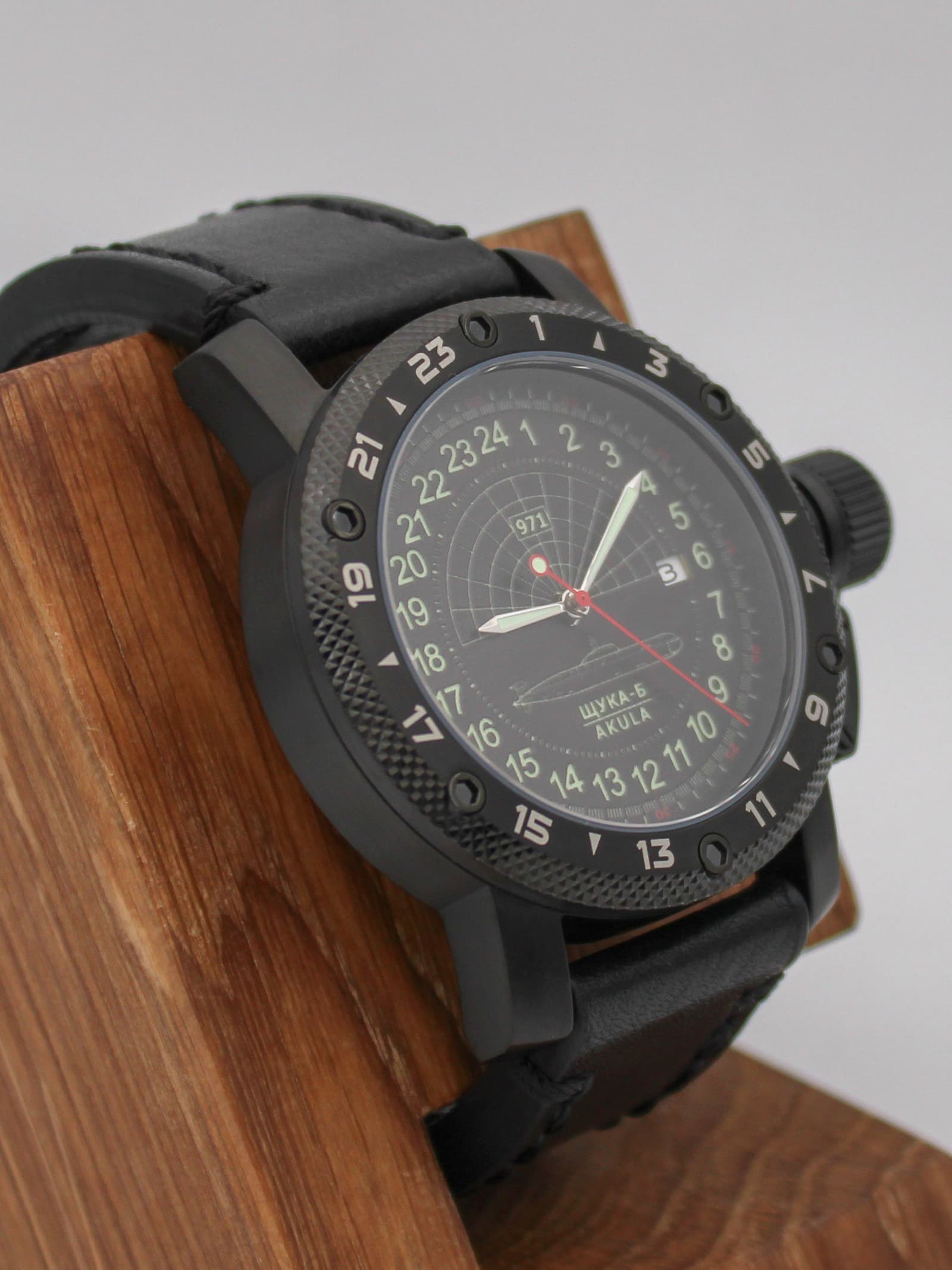 Часы 971 / Щука-Б (Akula) механические с автоподзаводом (Seiko NH34A) 147.063.01