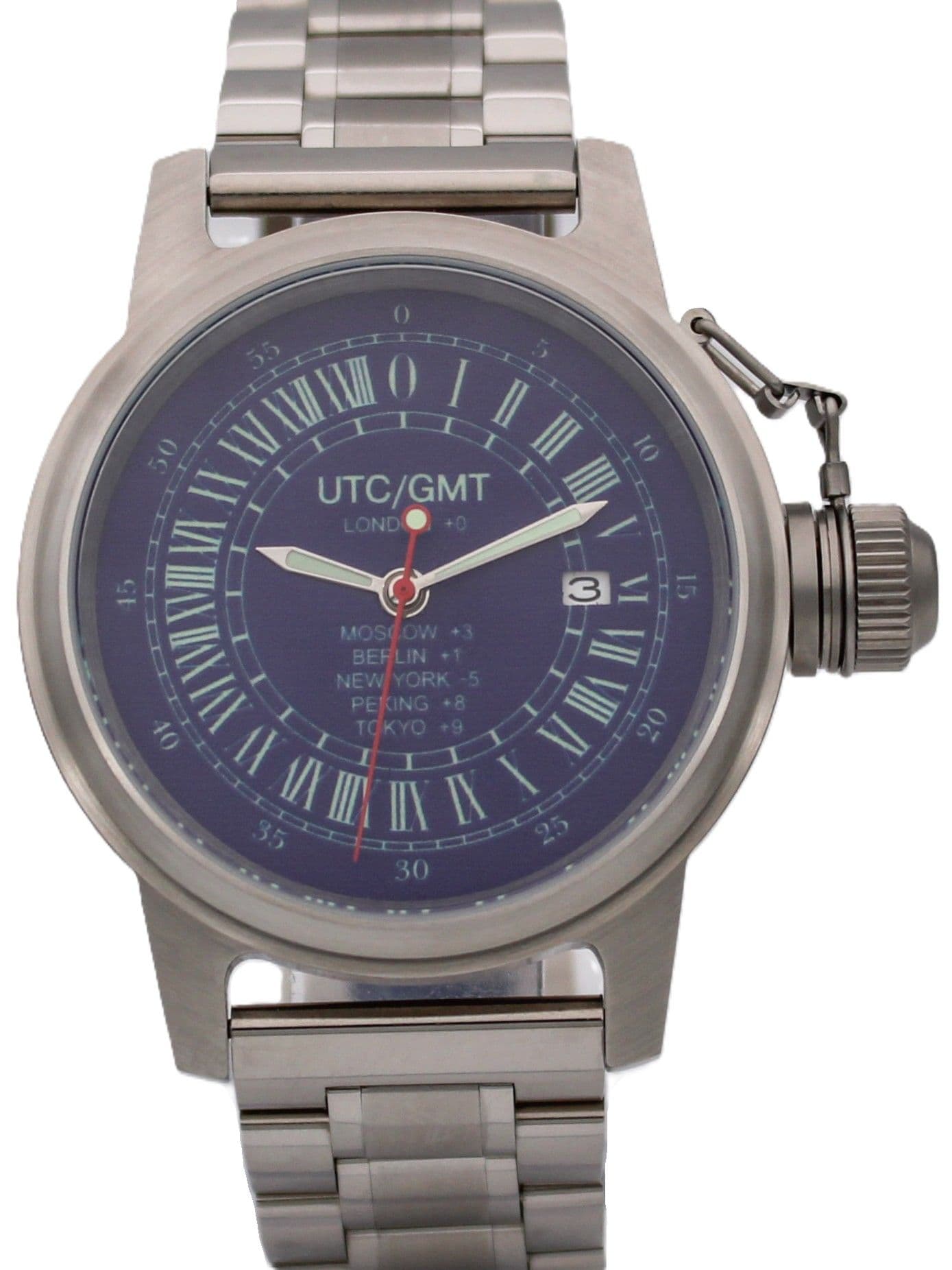 Часы Полярные UTC / GMT с автоподзаводом (Seiko NH34A) 45.266.2