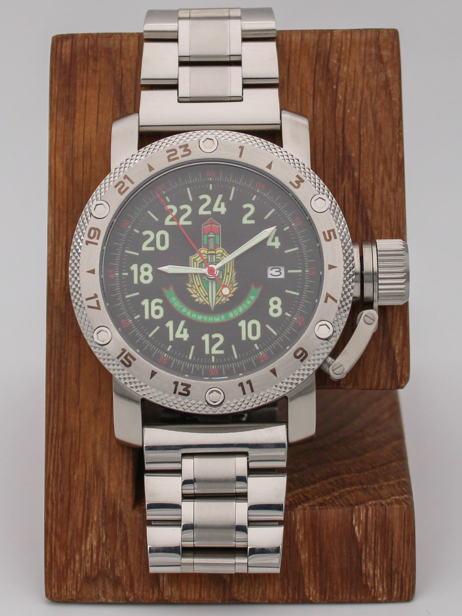 Часы Погранвойска механические с автоподзаводом (Seiko NH34A) 47.174.2