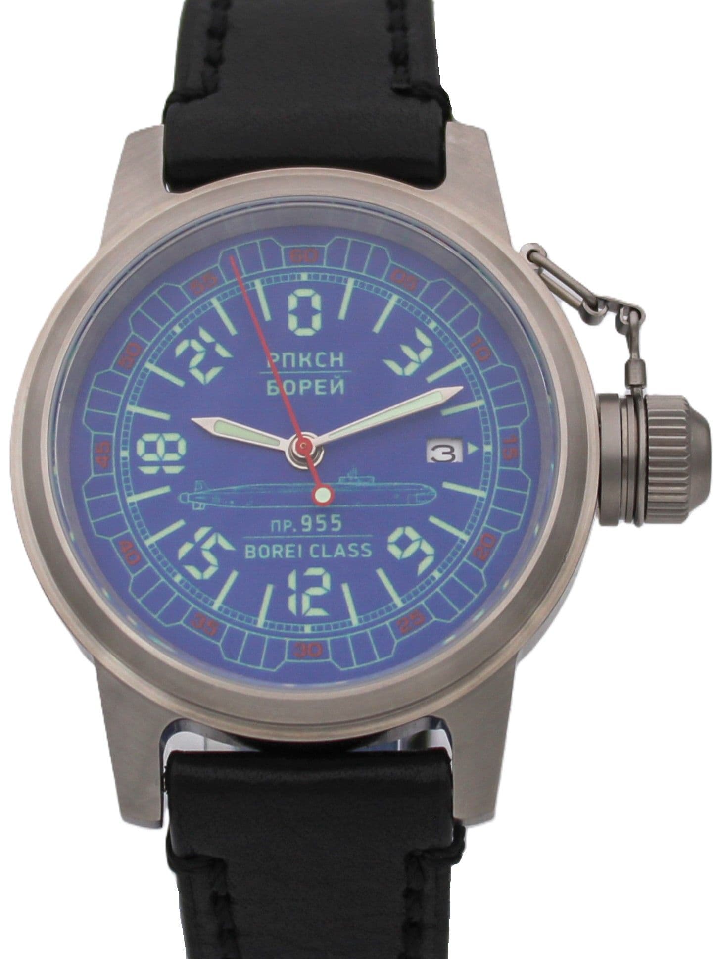 Часы РПКСН 955 Борей (Borei class) механические с автоподзаводом (Seiko NH34A) 45.192.01