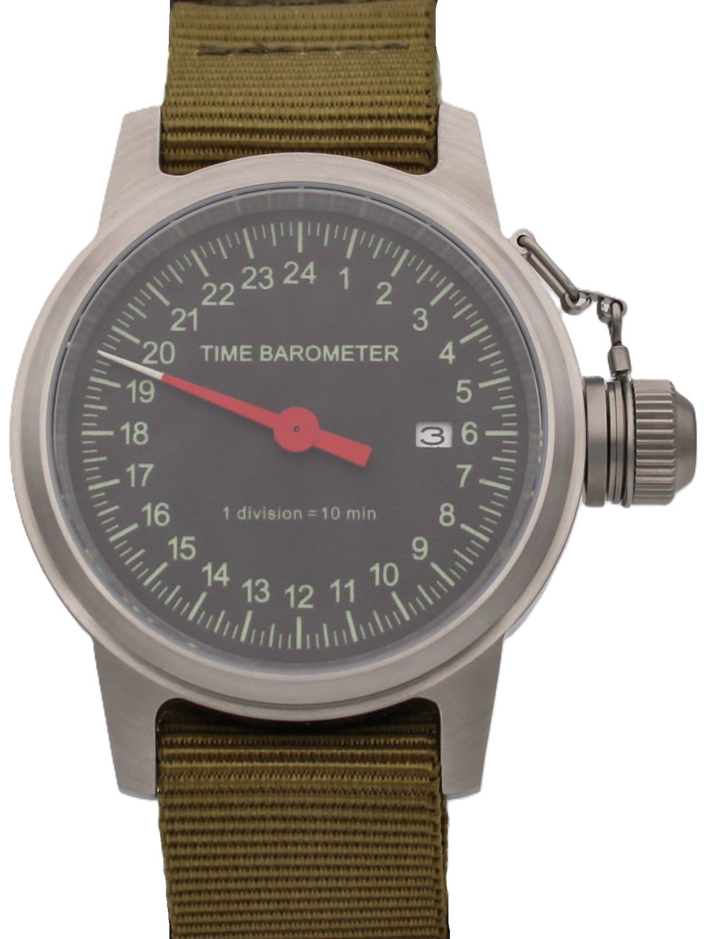 Часы Time Barometer однострелочные механические с автоподзаводом (Seiko NH34A) 45.601.21