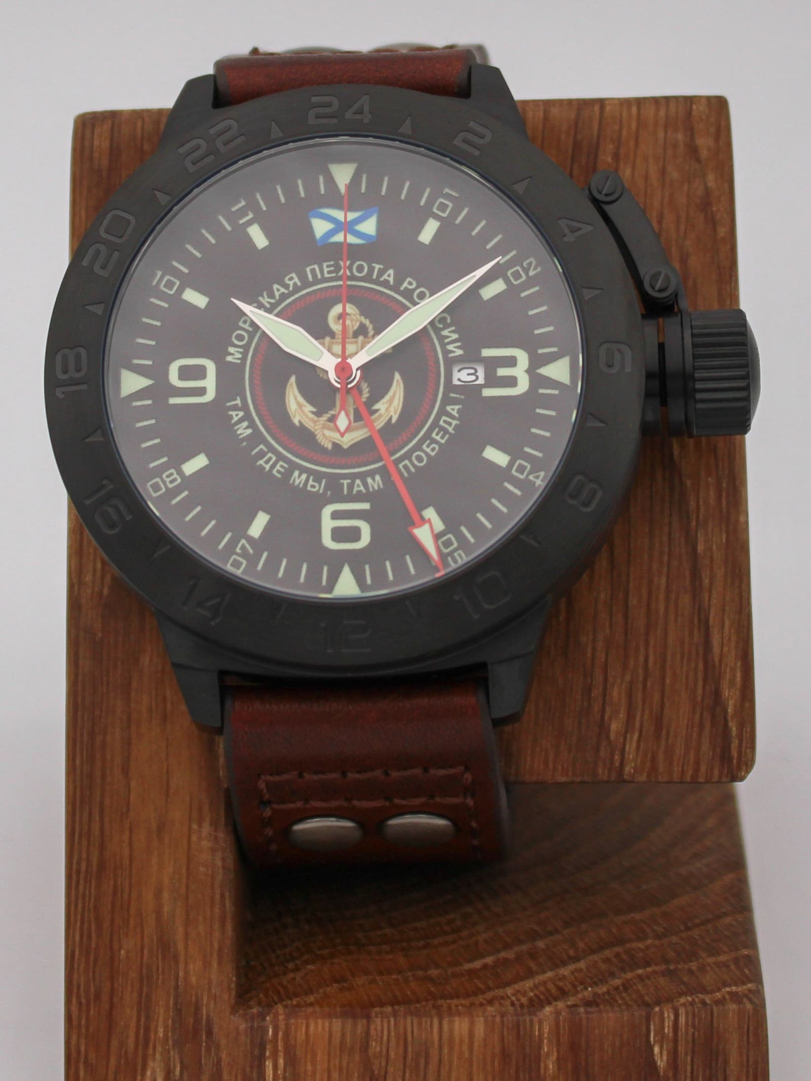 Часы Морская пехота механические с автоподзаводом (Seiko NH34A) 152.167.02