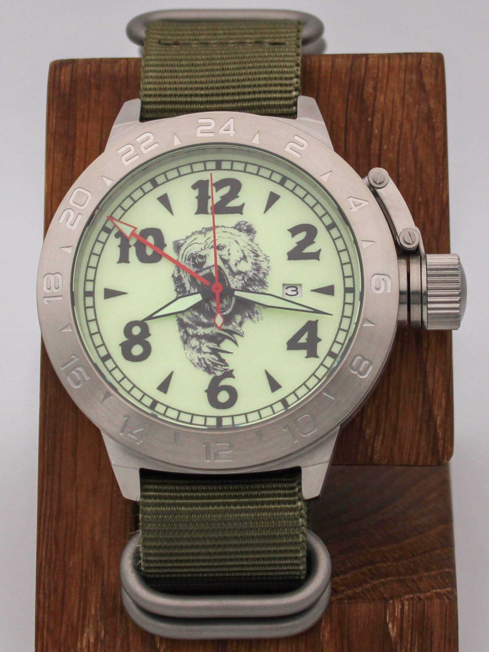Часы Медведь механические с автоподзаводом (Seiko NH34A) 52.319.21