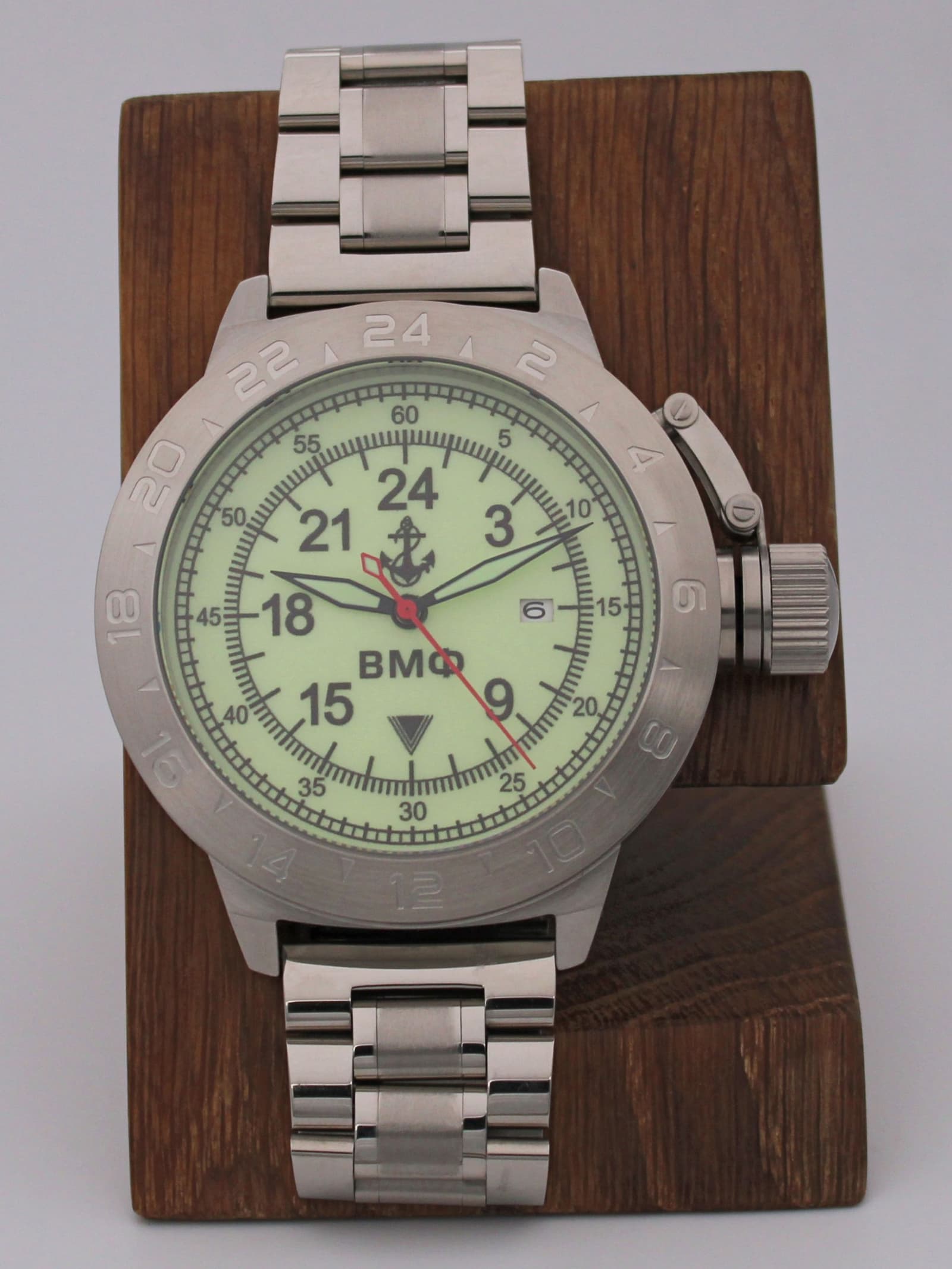 Часы ВМФ механические с автоподзаводом (Seiko NH34A) 52.030.2