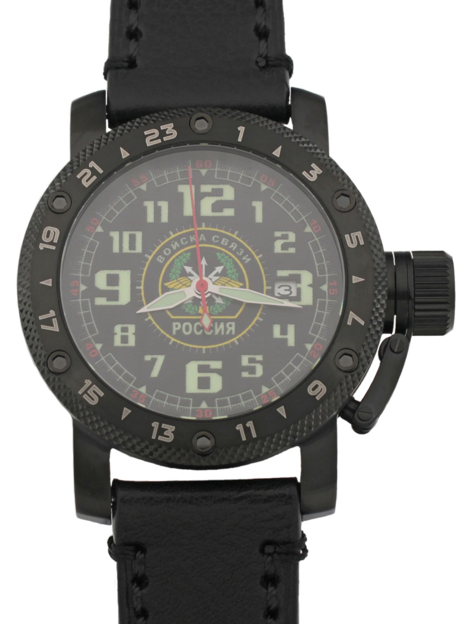 Часы Войска связи механические с автоподзаводом (Seiko NH35A) 147.197.01