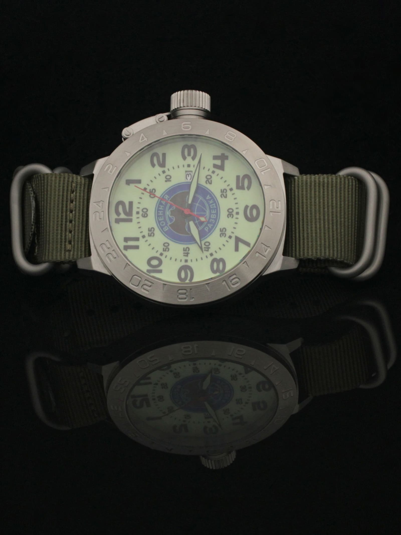Часы Военная разведка механические с автоподзаводом (Seiko NH35A) 52.168.21