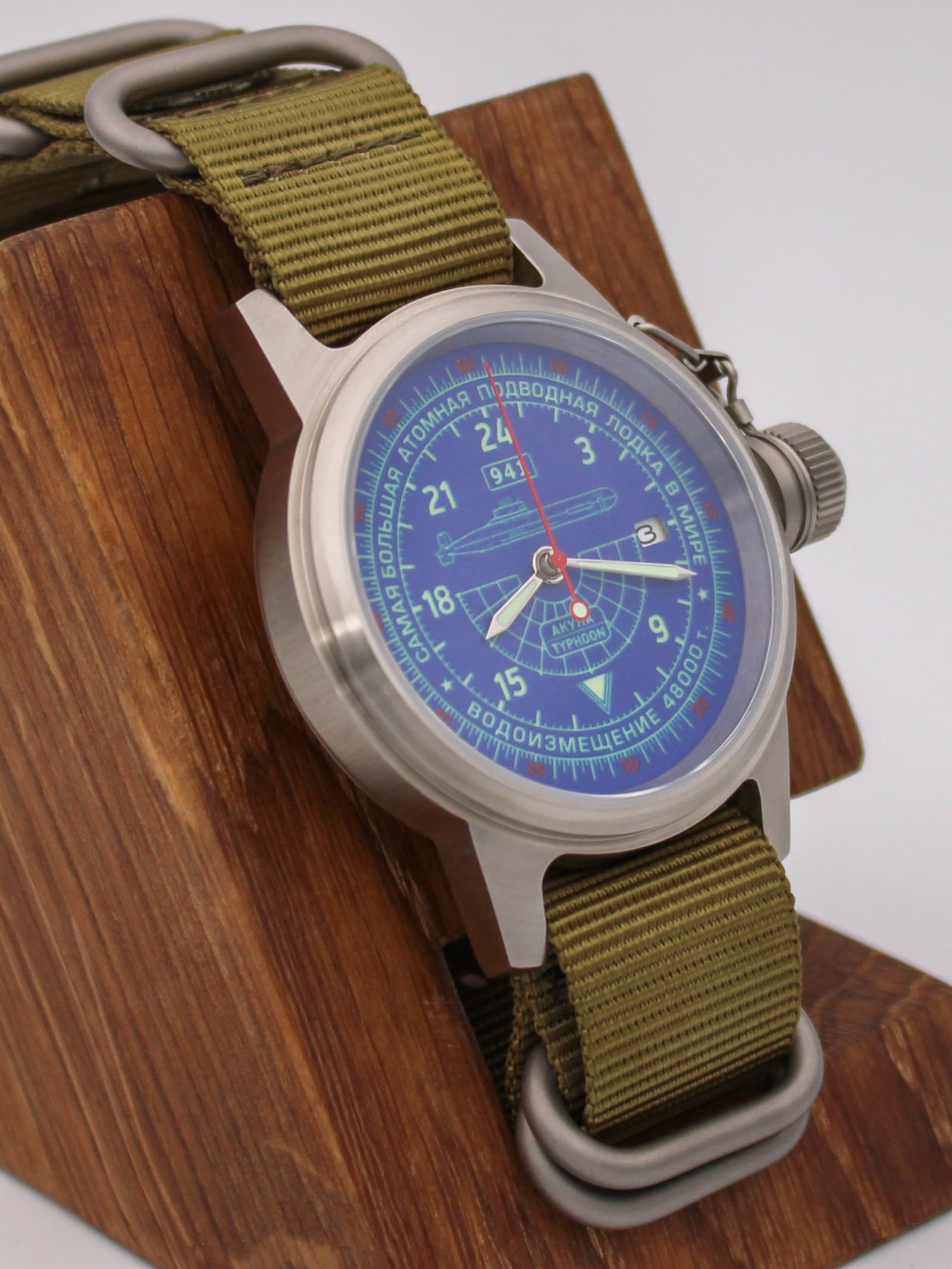 Часы 941 / Акула (Typhoon) механические с автоподзаводом (Seiko NH34A) 45.058.21