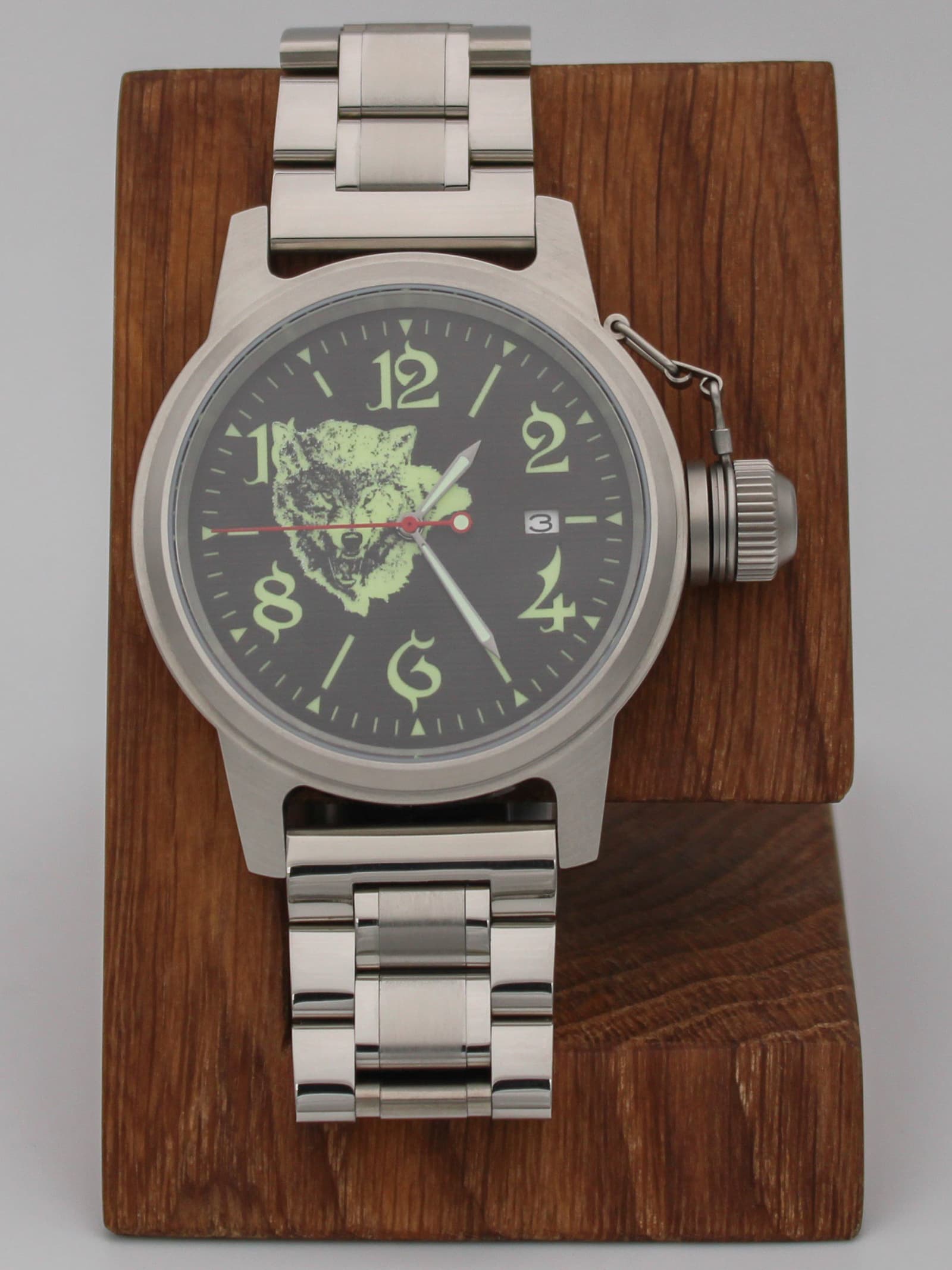 Часы Волк механические с автоподзаводом (Seiko NH35A) 45.300.2