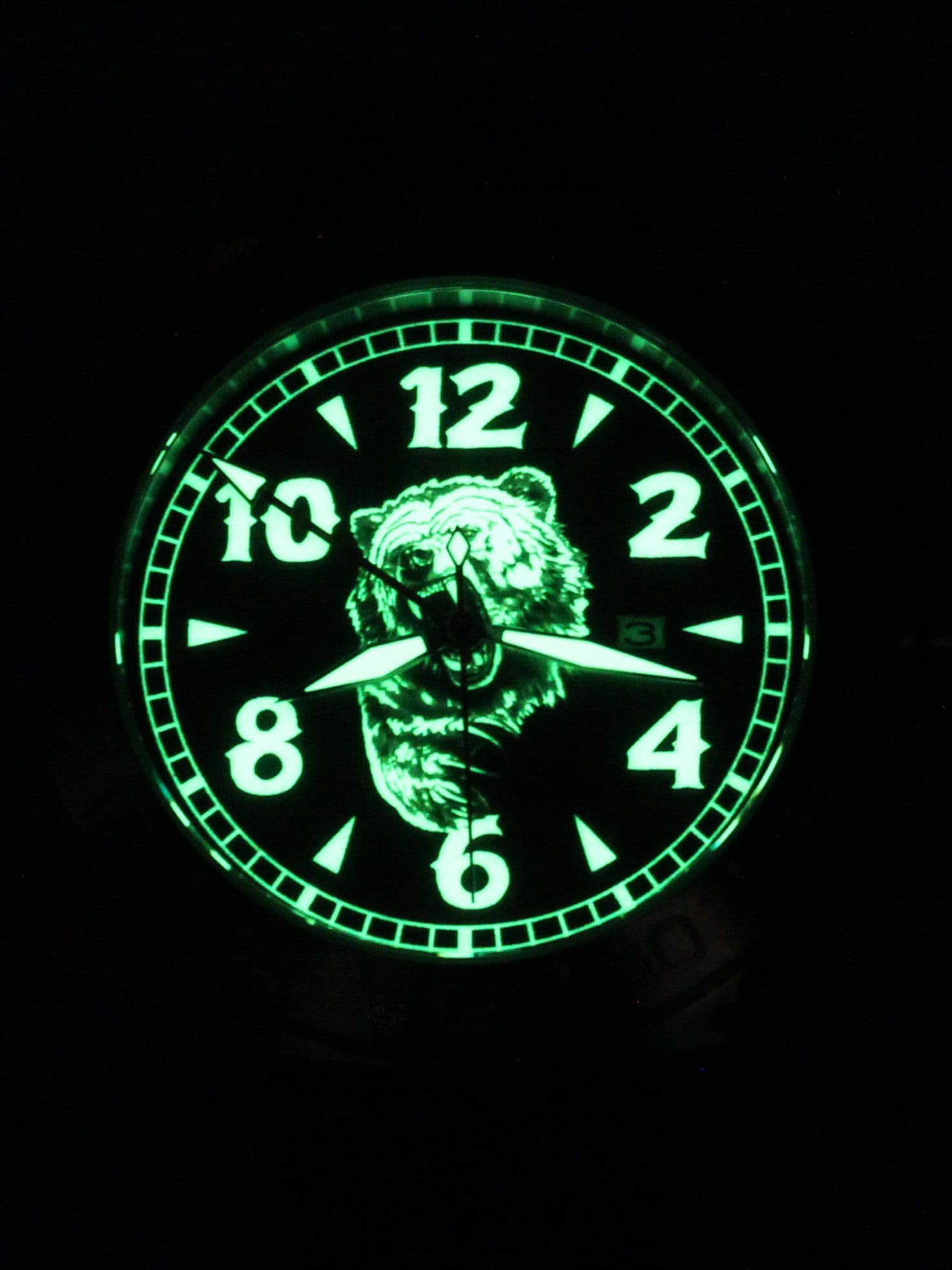 Часы Медведь механические с автоподзаводом (Seiko NH34A) 52.318.2
