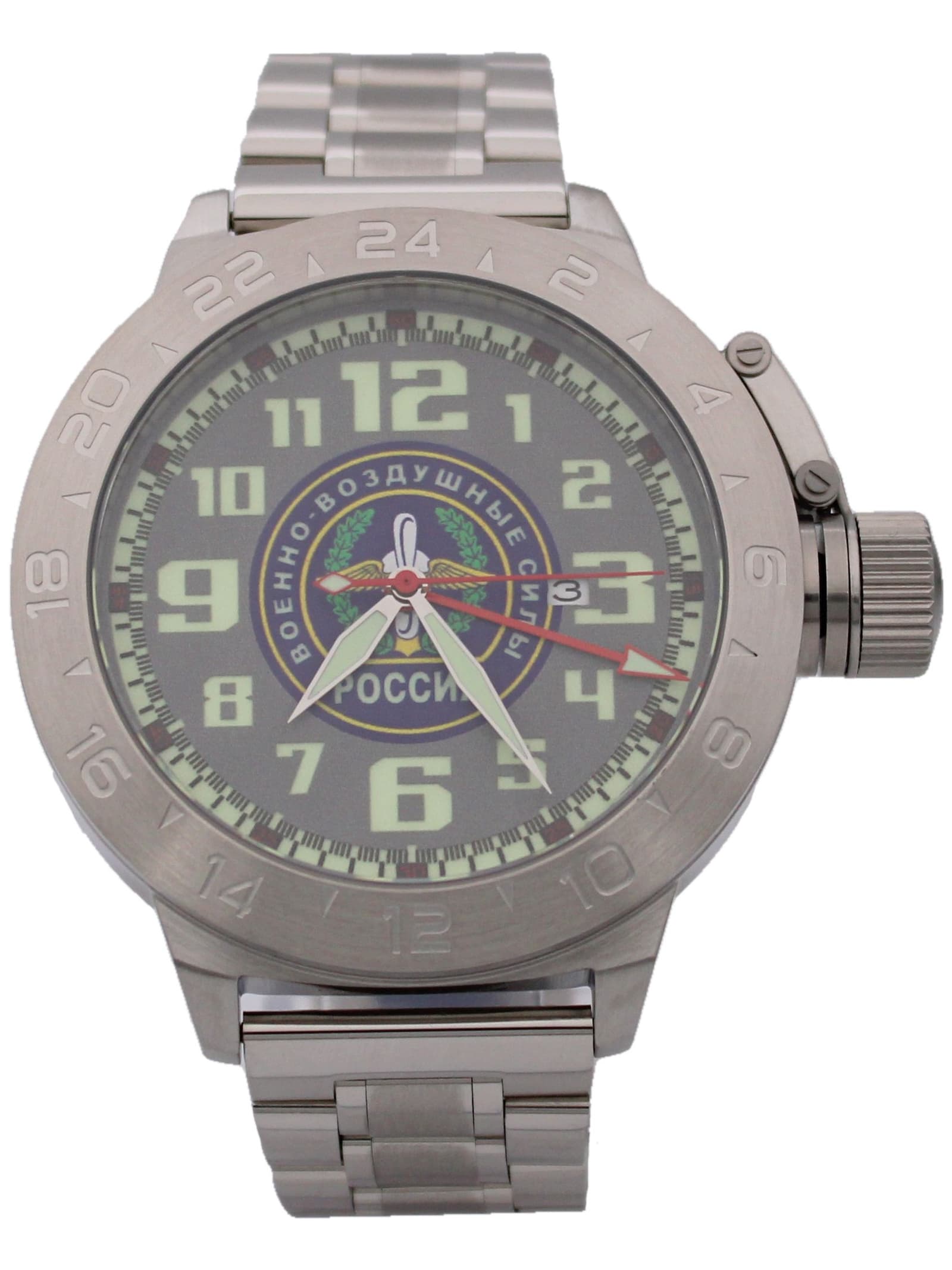 Часы ВВС механические с автоподзаводом (Seiko NH34A) 52.268.2