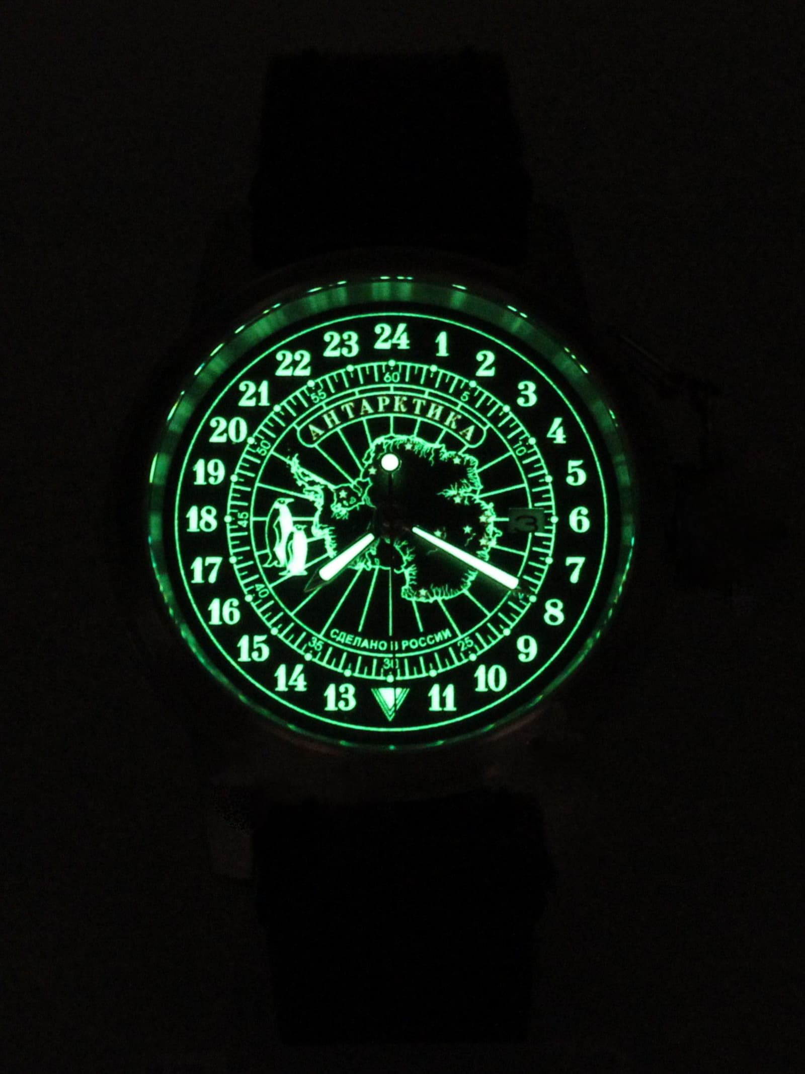 Часы Полярные / Антарктика механические с автоподзаводом (Seiko NH34A) 45.141.2