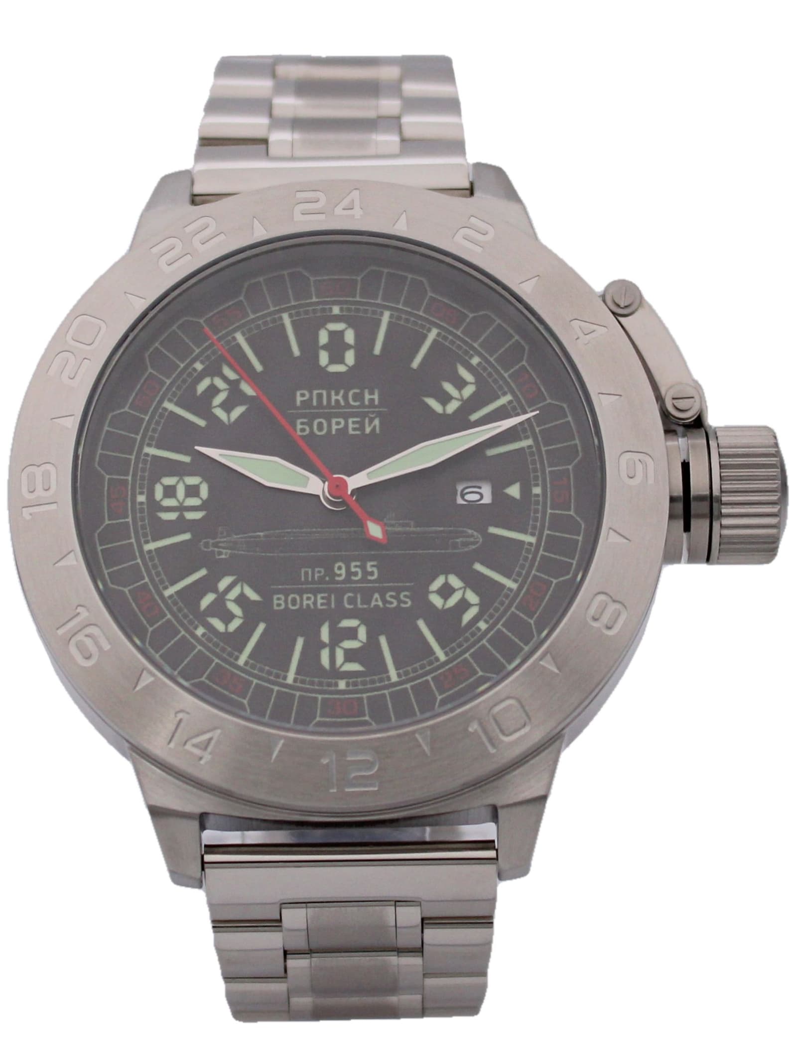 Часы РПКСН 955 Борей (Borei class) механические с автоподзаводом (Seiko NH34A) 52.191.2
