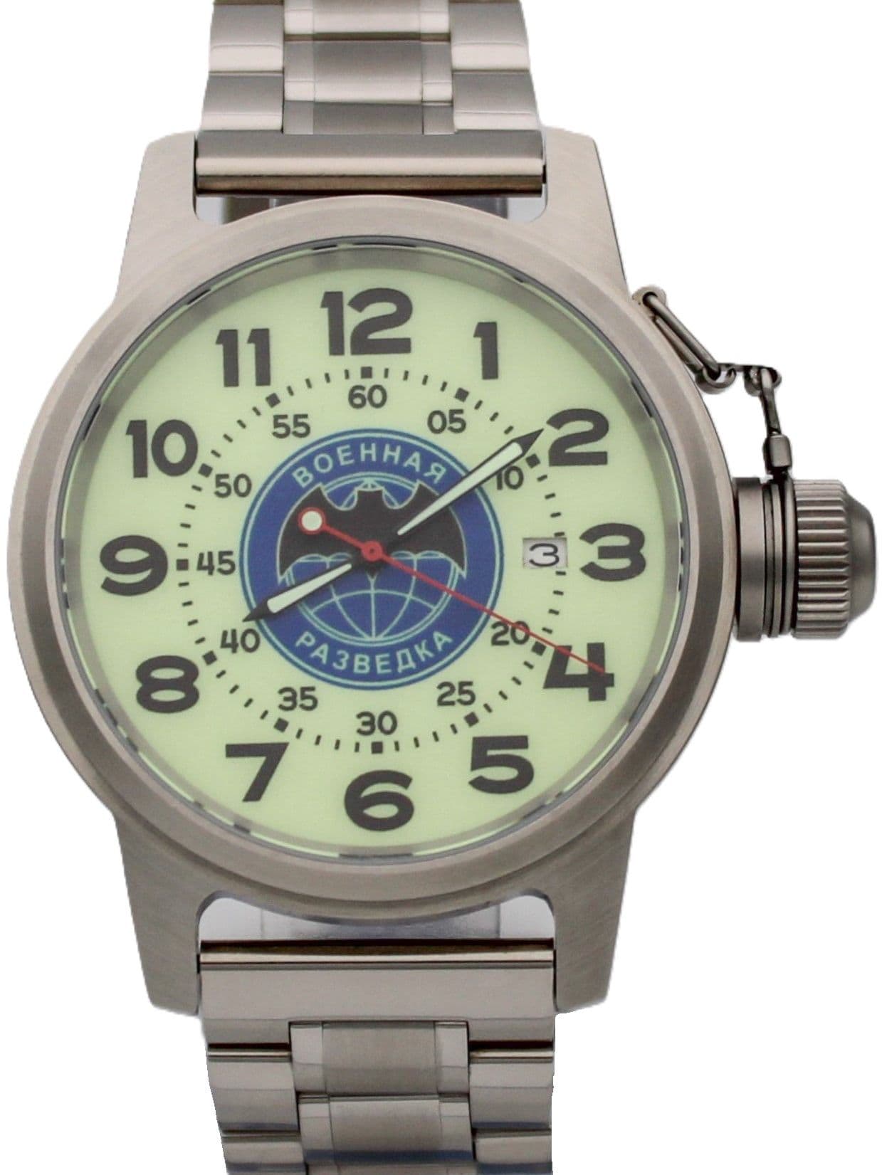 Часы Военная разведка механические с автоподзаводом (Seiko NH35A) 45.168.2