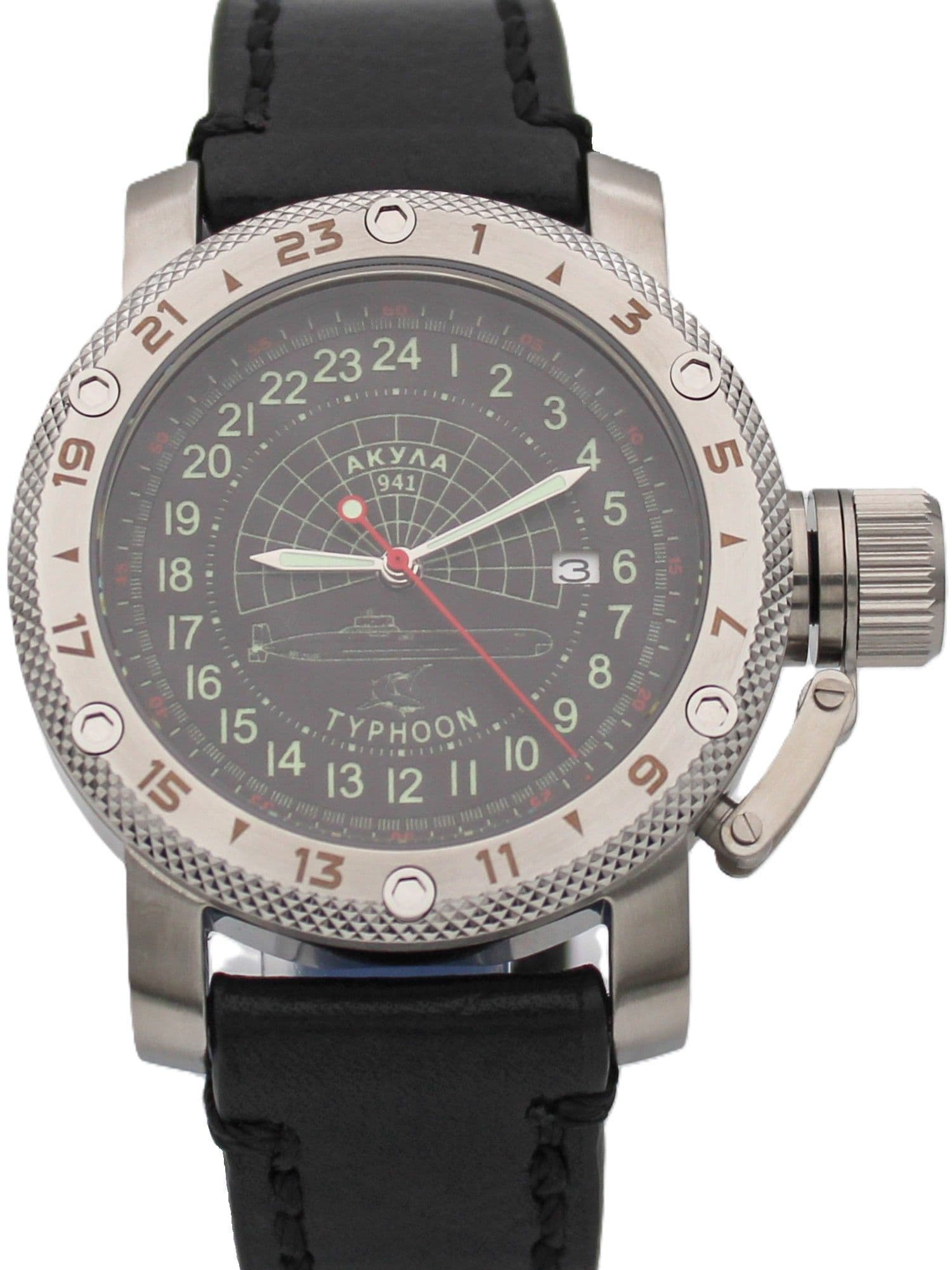 Часы 941 / Акула (Typhoon) механические с автоподзаводом (Seiko NH34A) 47.145.01