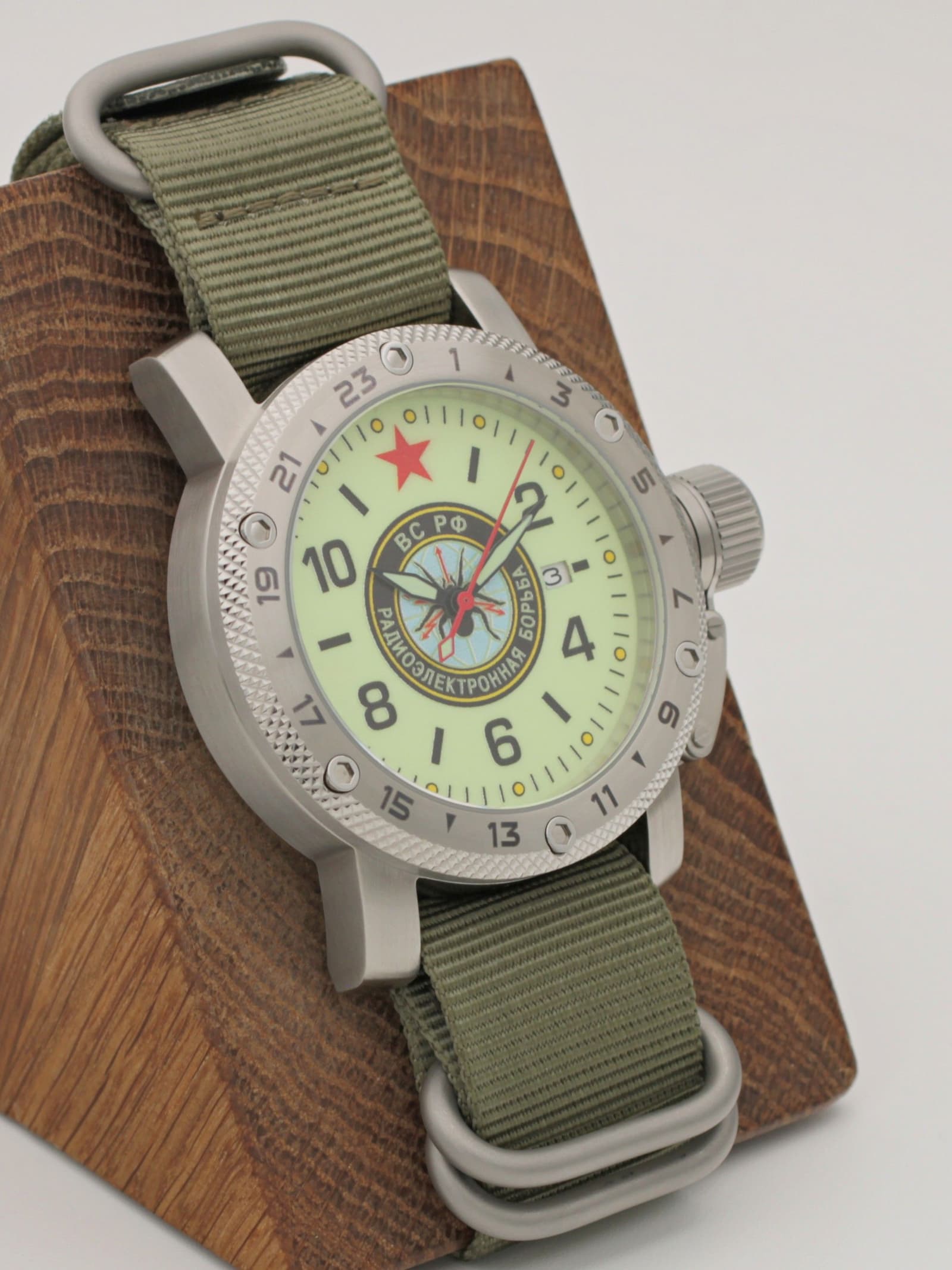 Часы Войска РЭБ механические с автоподзаводом (Seiko NH35A) 47.275.21