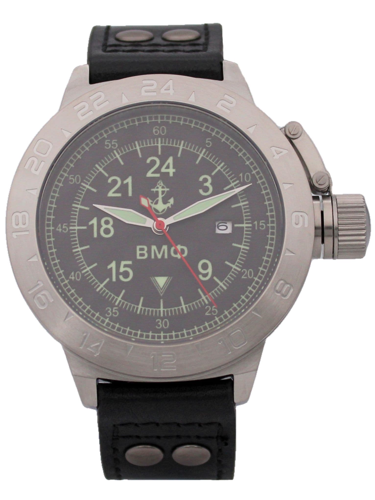Часы ВМФ механические с автоподзаводом (Seiko NH34A) 52.060.01