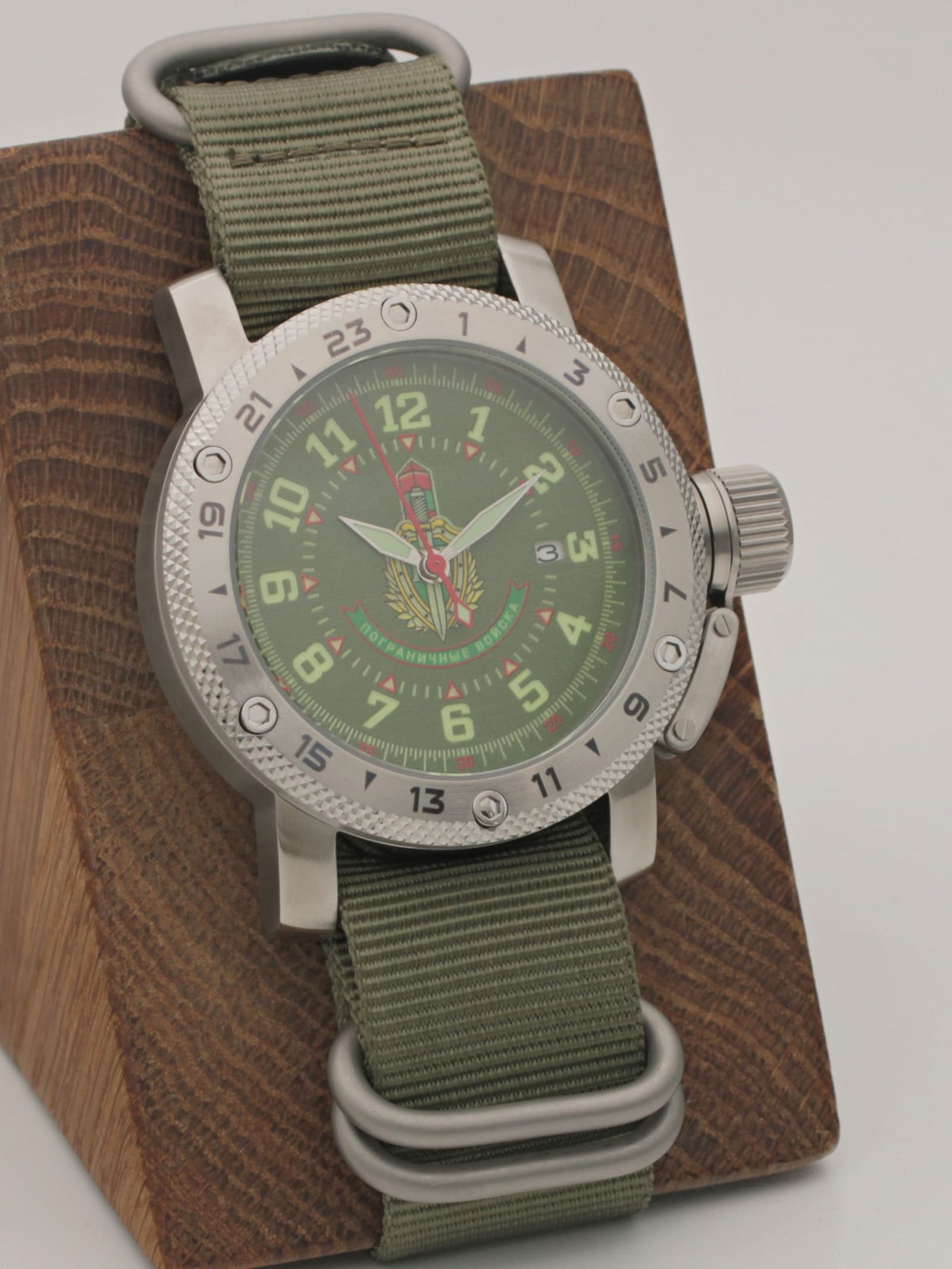 Часы Погранвойска механические с автоподзаводом (Seiko NH35A) 47.357.21