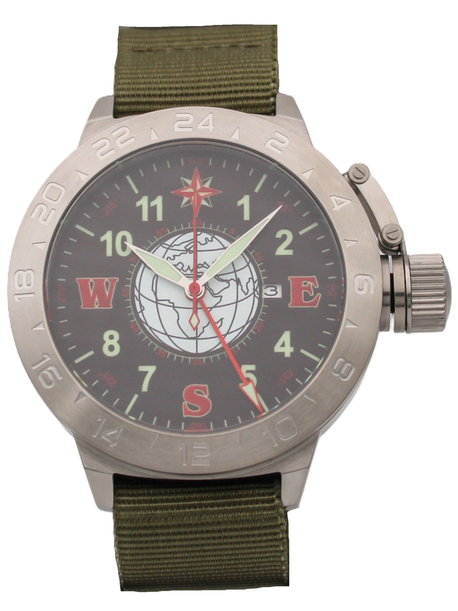 Часы Компас механические с автоподзаводом (Seiko NH34A) 52.187.21