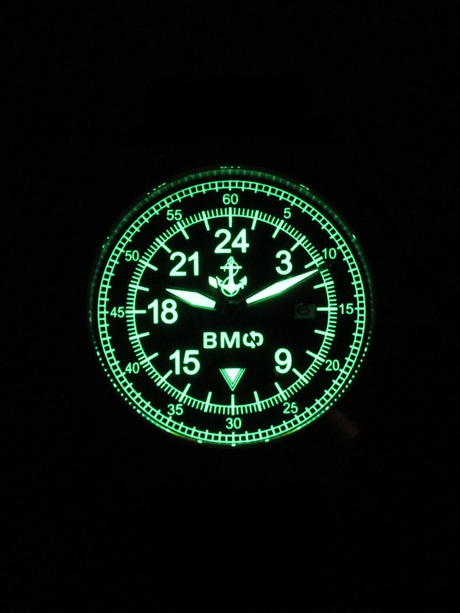 Часы ВМФ механические с автоподзаводом (Seiko NH34A) 52.060.21