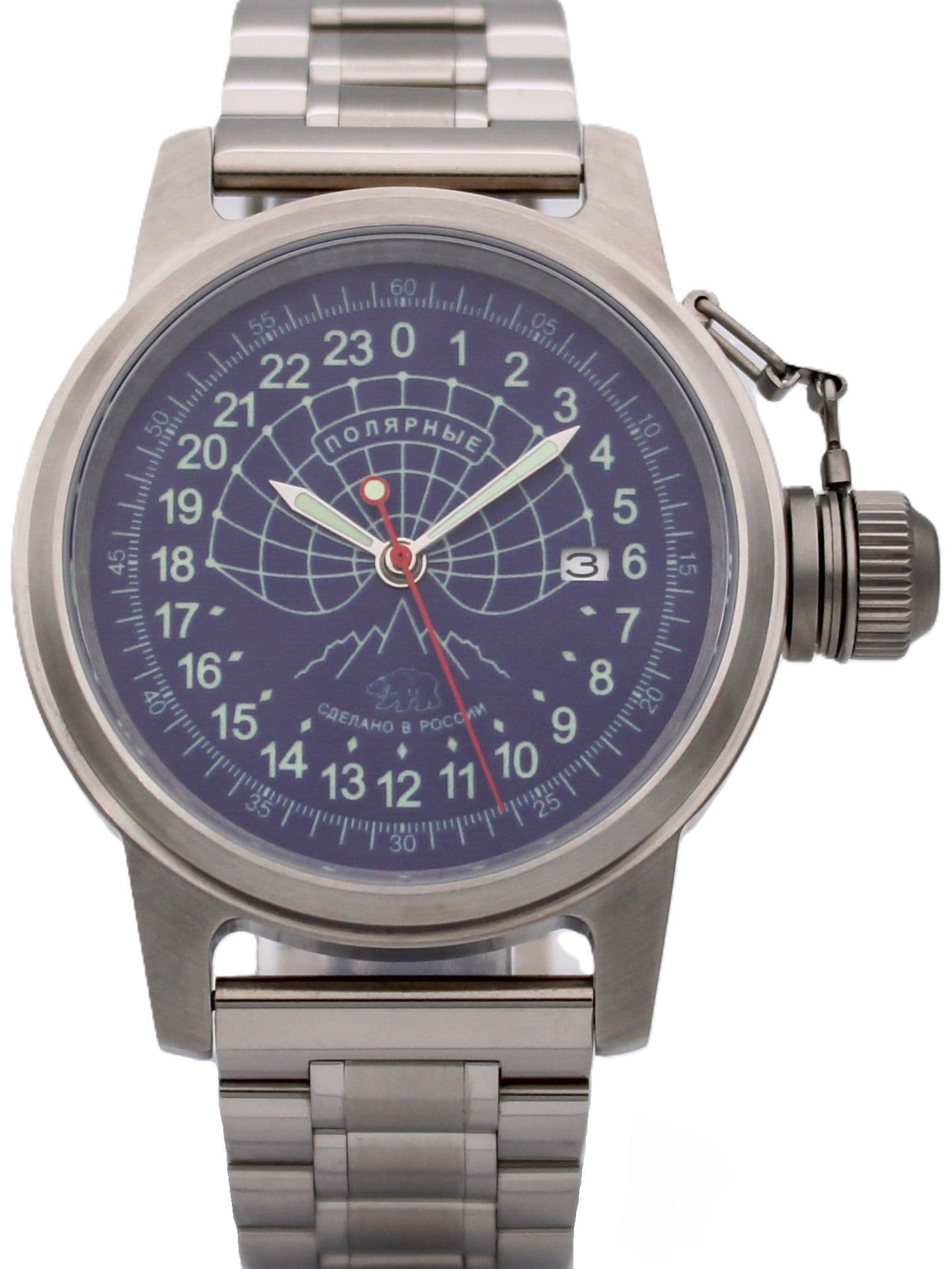 Часы Полярные механические с автоподзаводом (Seiko NH34A) 45.129.2