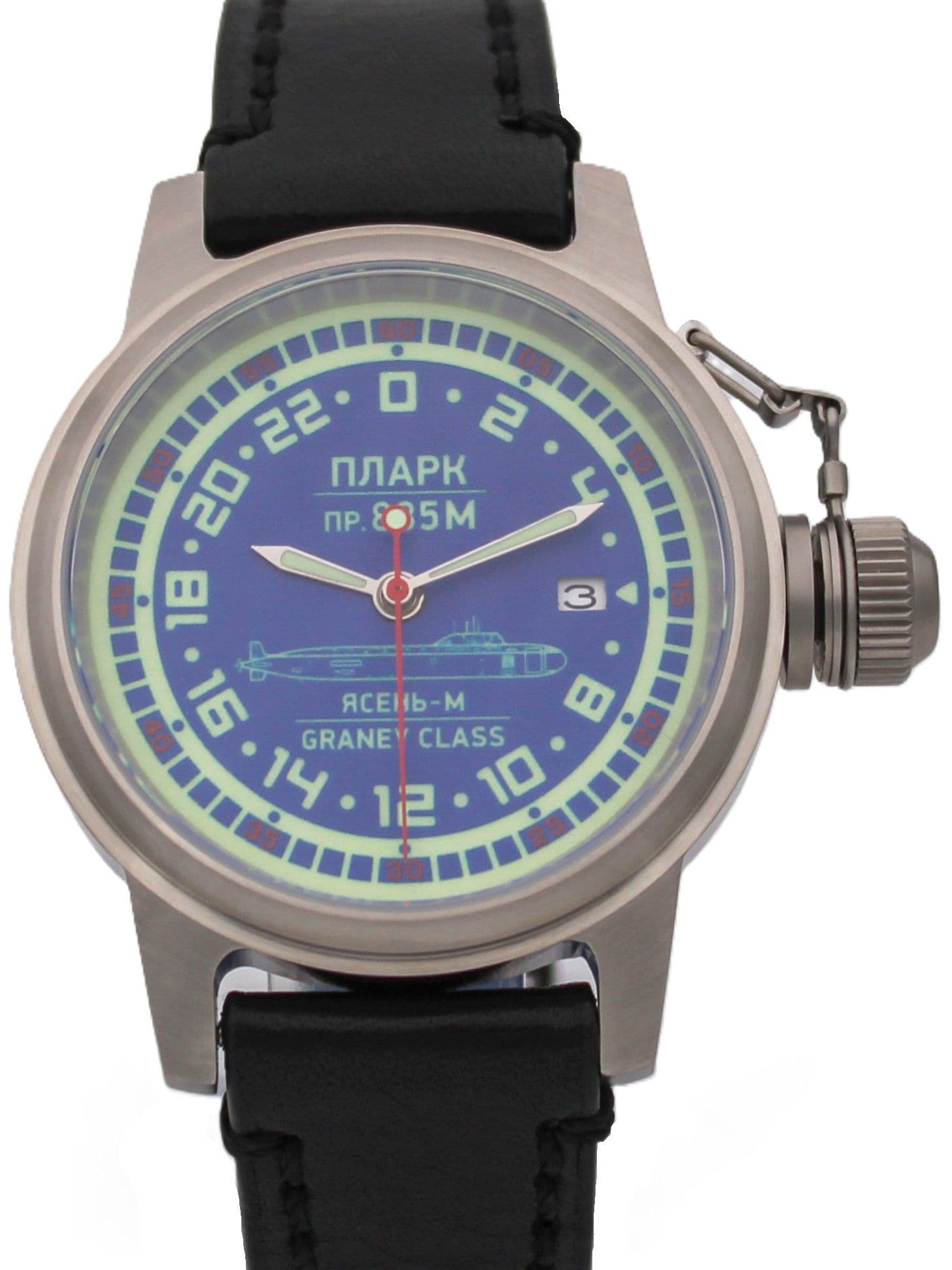 Часы ПЛАРК 885М Ясень-М (Graney class) механические с автоподзаводом (Seiko NH34A) 45.195.01