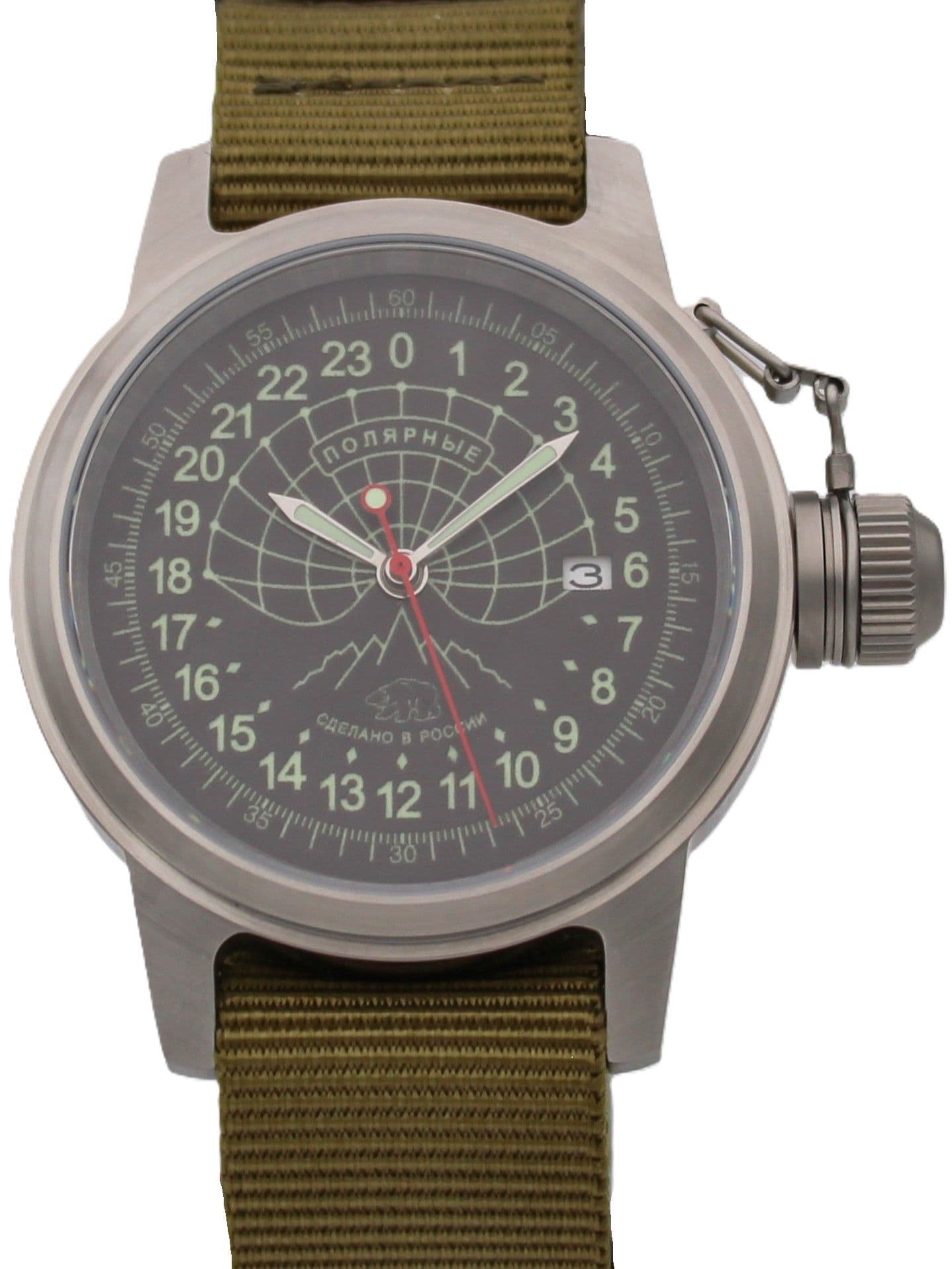 Часы Полярные механические с автоподзаводом (Seiko NH34A) 45.133.21