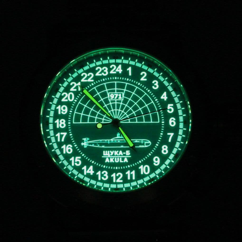 Часы 971 / Щука-Б (Akula) механические с автоподзаводом (Восток 2431) 1288.2