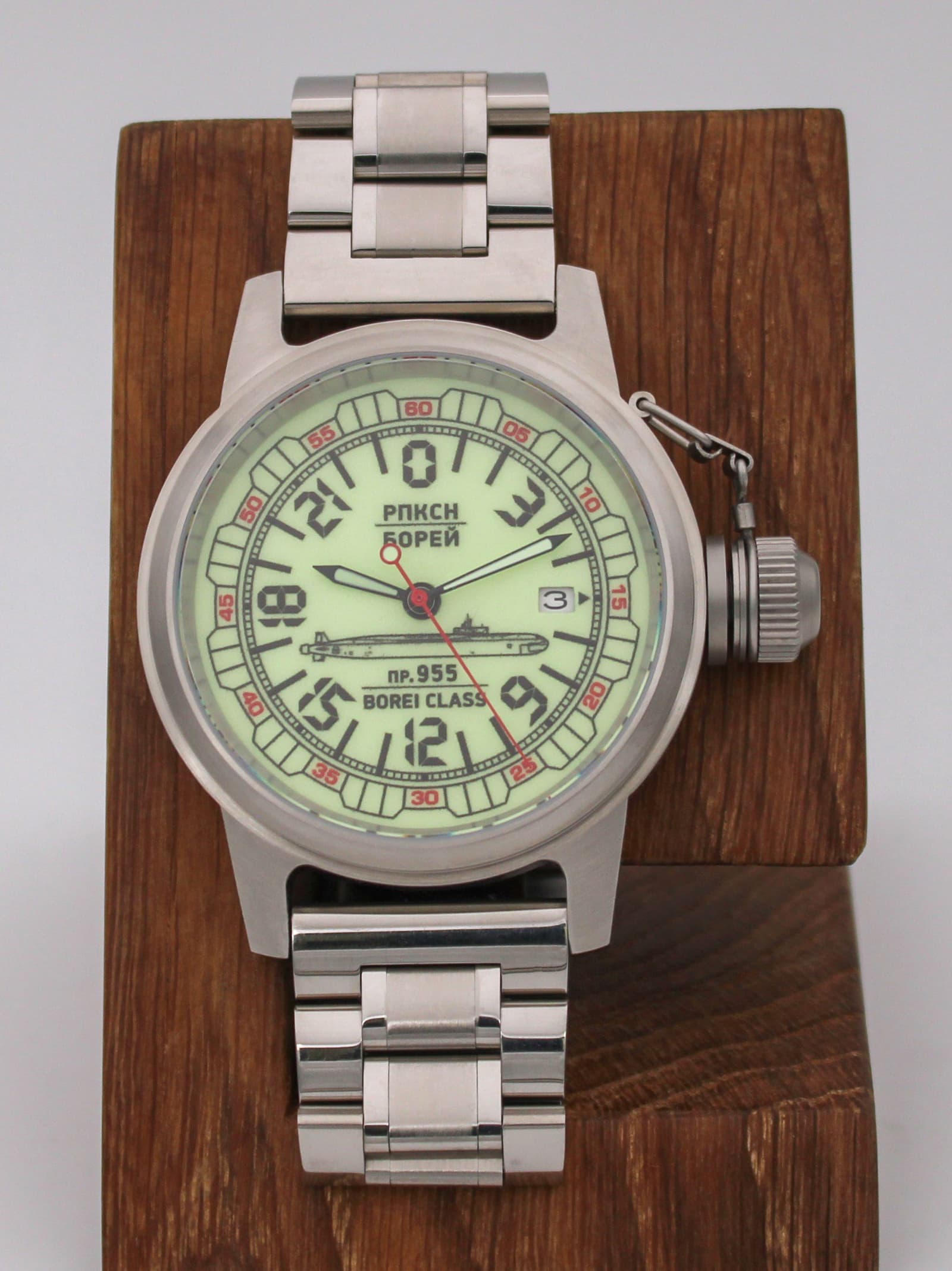 Часы РПКСН 955 Борей (Borei class) механические с автоподзаводом (Seiko NH34A) 45.190.2