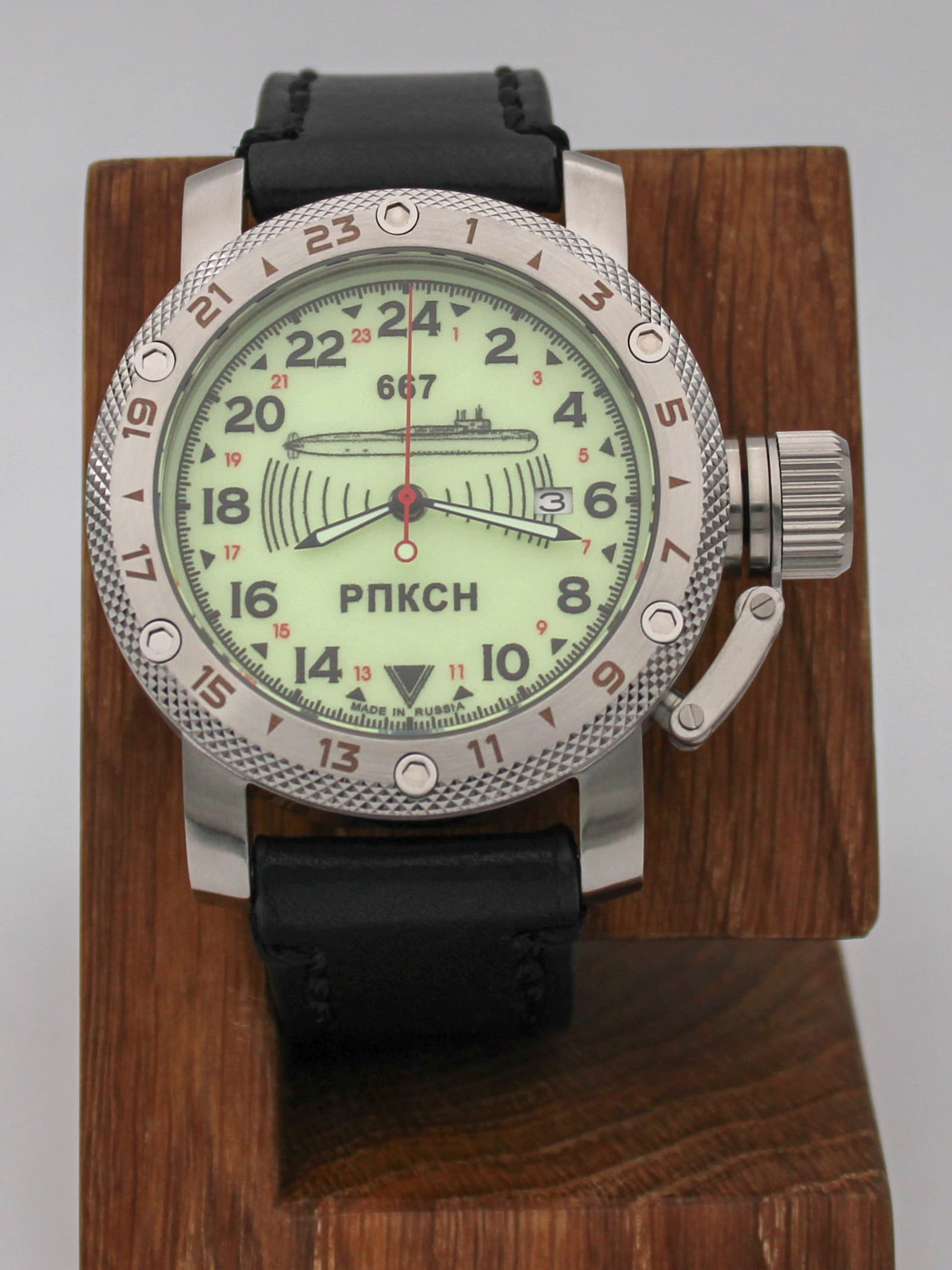 Часы 667 РПКСН механические с автоподзаводом (Seiko NH34A) 47.038.01