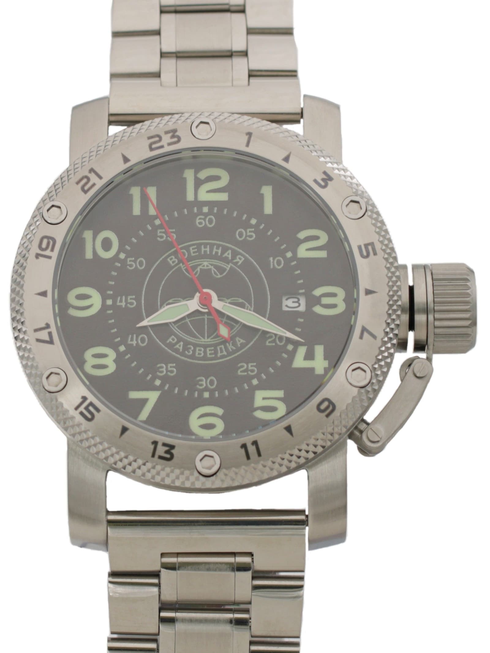 Часы Военная разведка механические с автоподзаводом (Seiko NH35A) 47.169.2