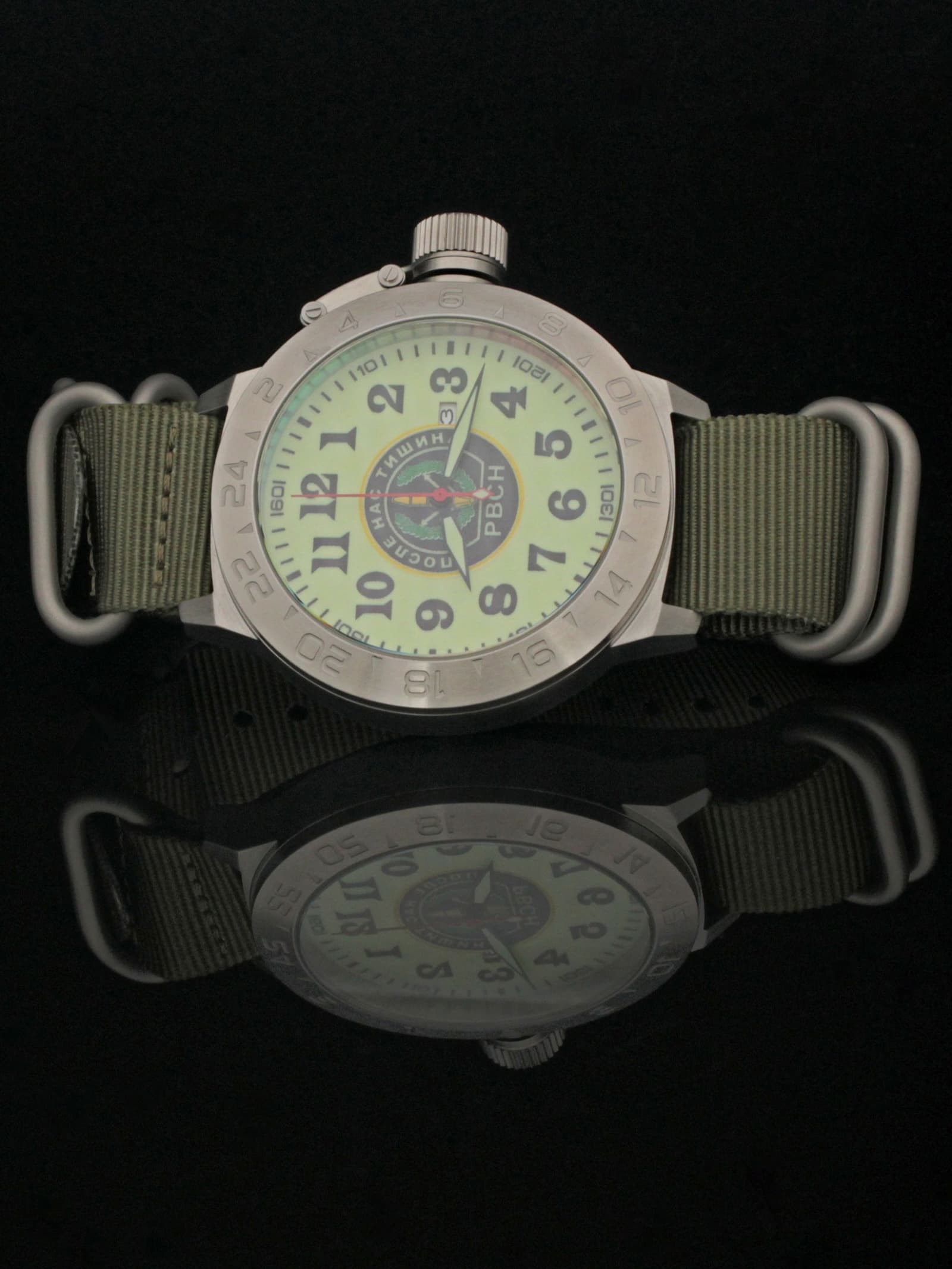 Часы РВСН механические с автоподзаводом (Seiko NH34A) 52.307.21